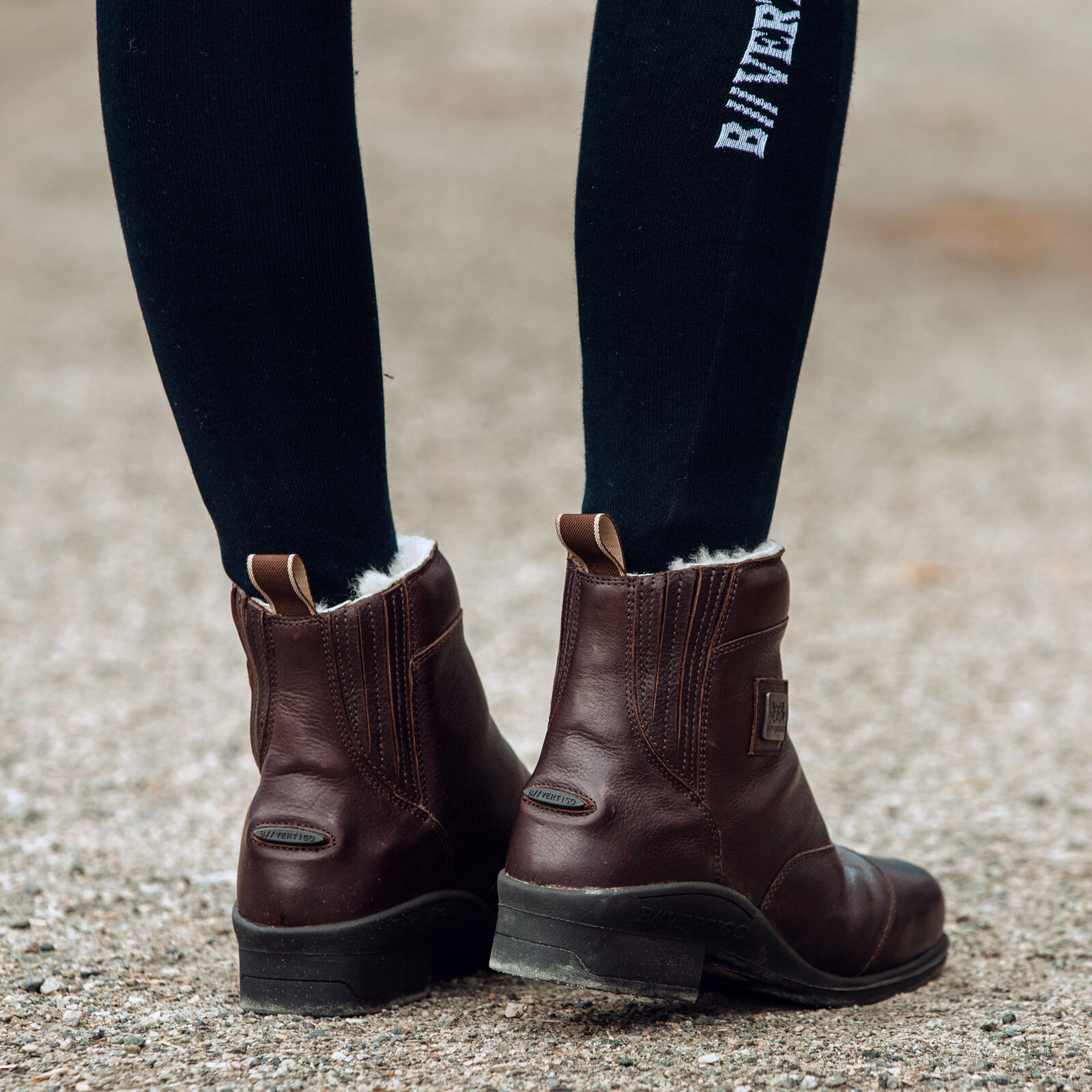 B Vertigo Mercury Women s Winter Jodhpur Boots with Lamb Fur