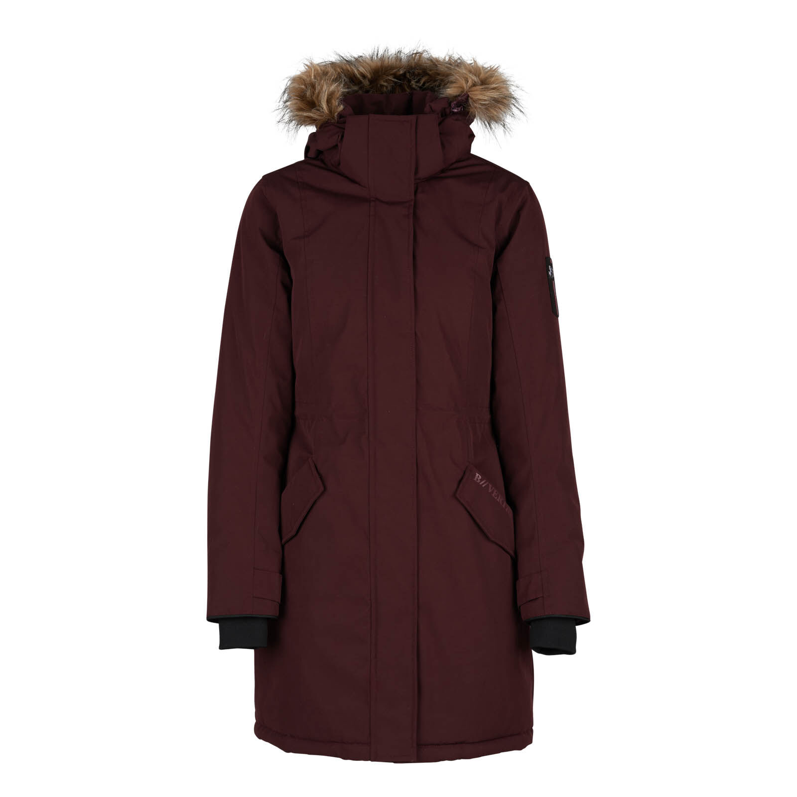 North face arctic shop parka deep garnet red