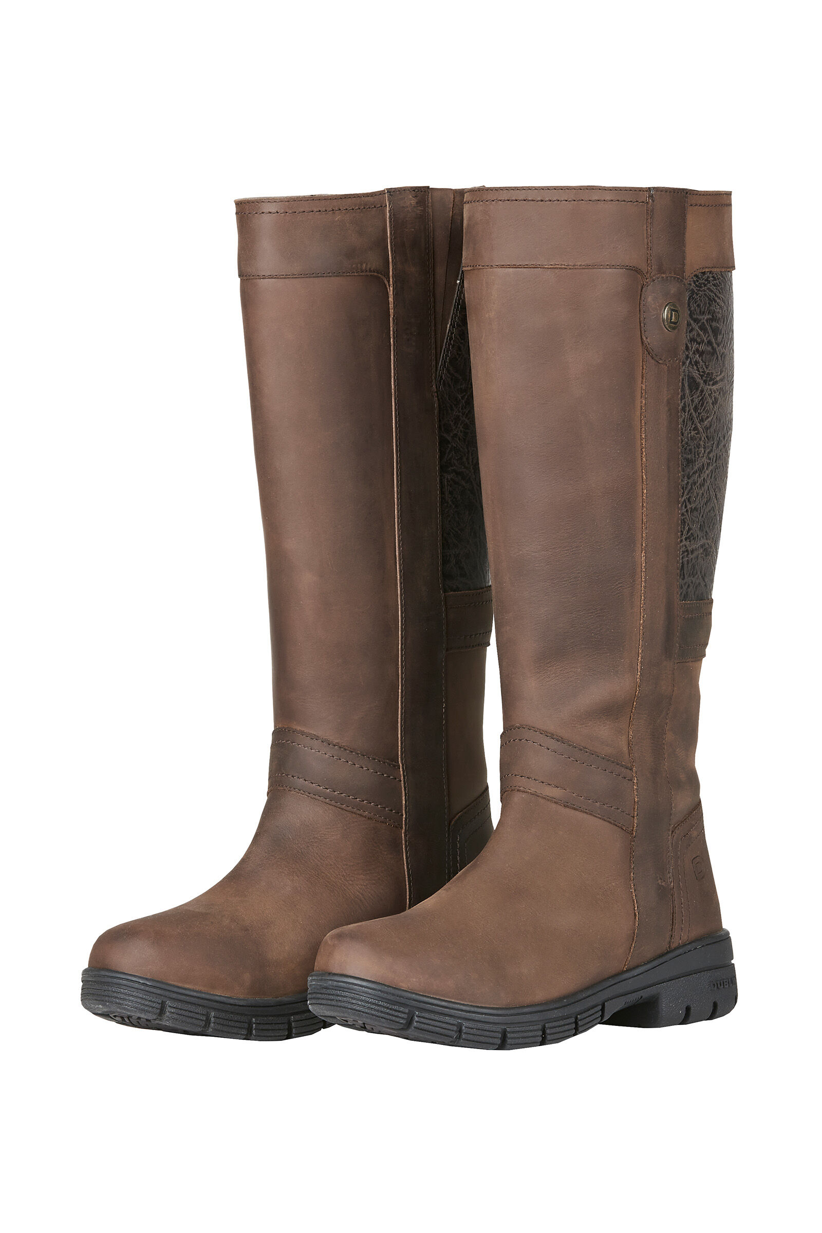Mens waterproof 2025 leather country boots
