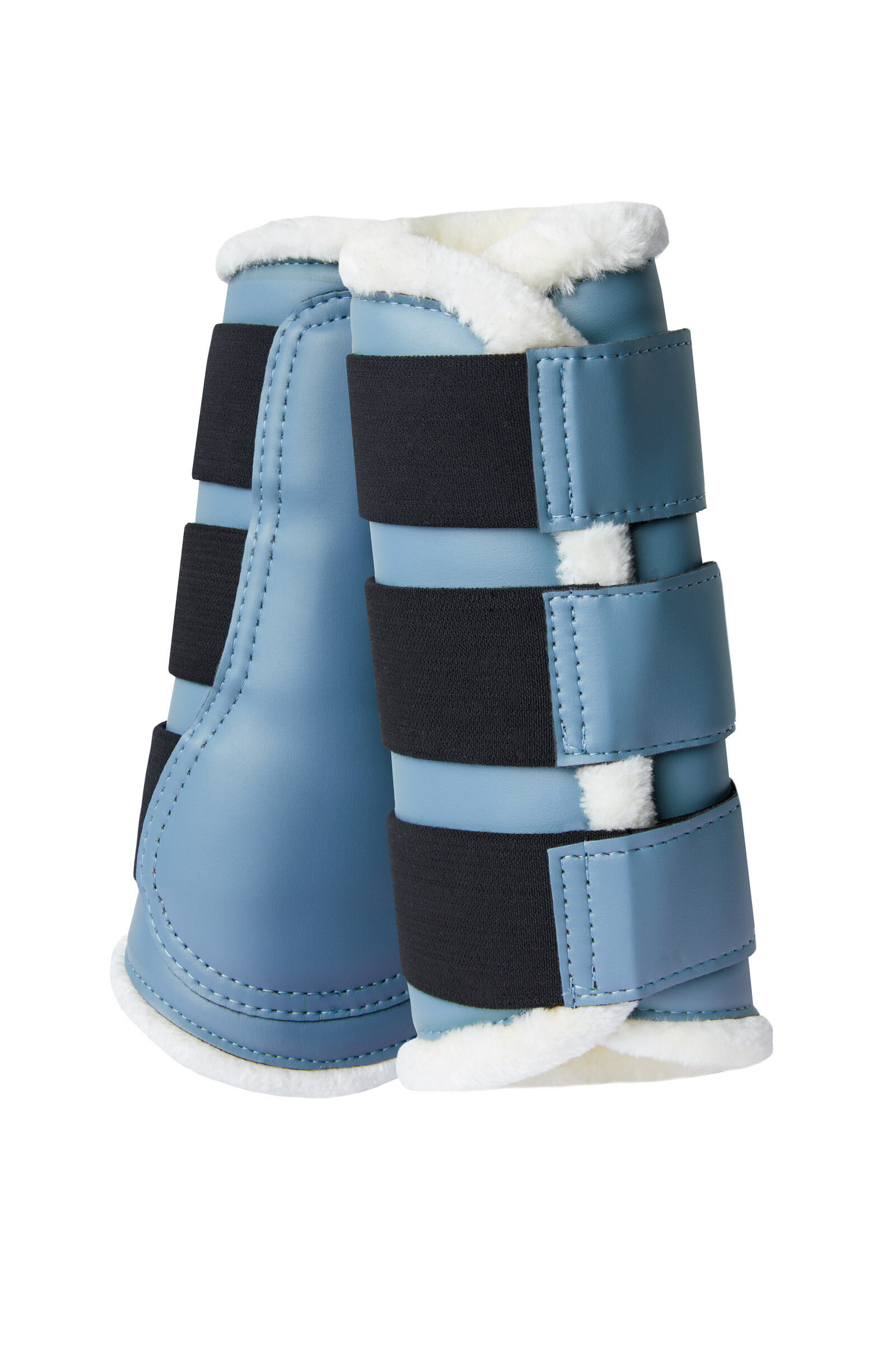 Blue brushing boots store
