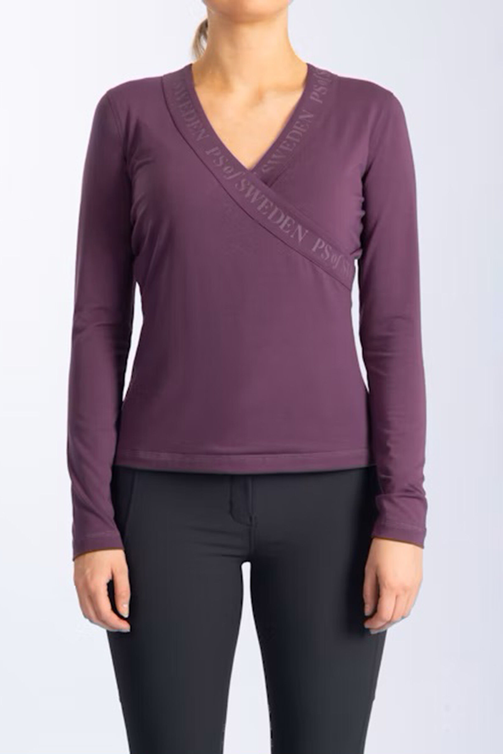 Wrap shirt long sleeve outlet
