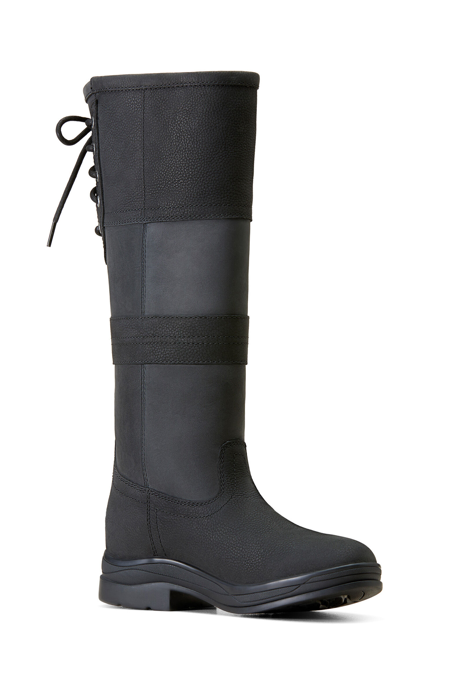 Womens waterproof boots black top