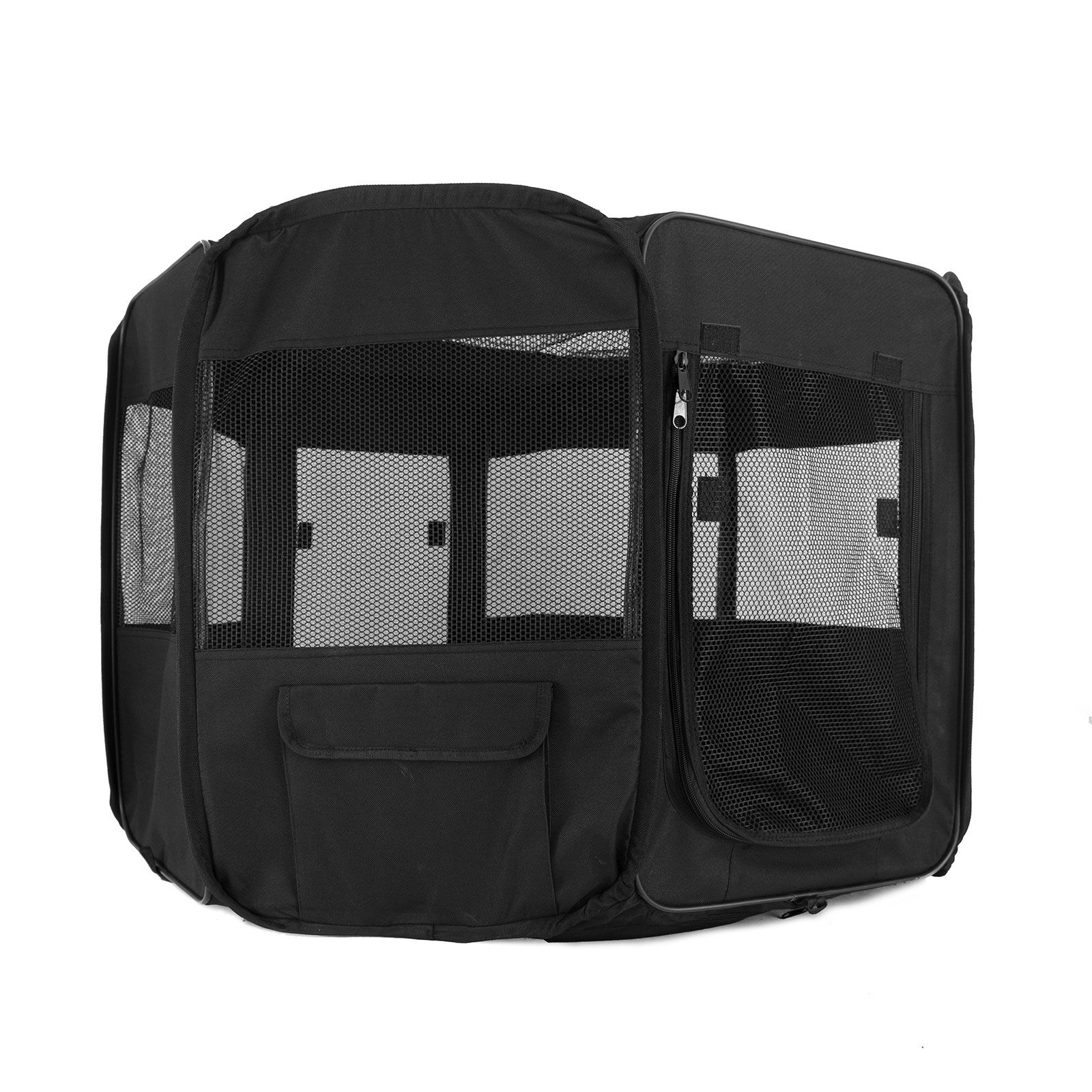 Portable top canvas crate