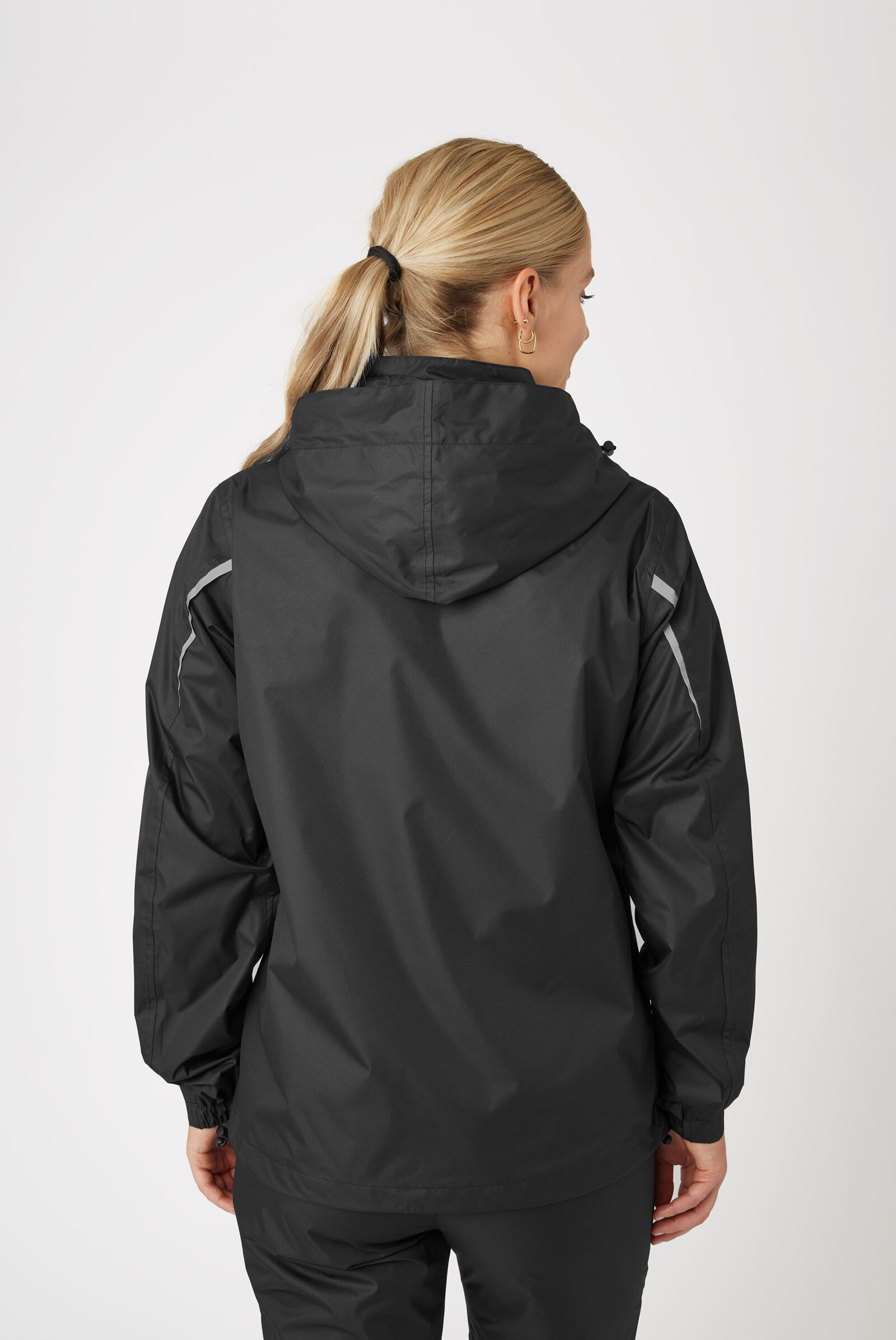 Nike women's black rain jacket outlet