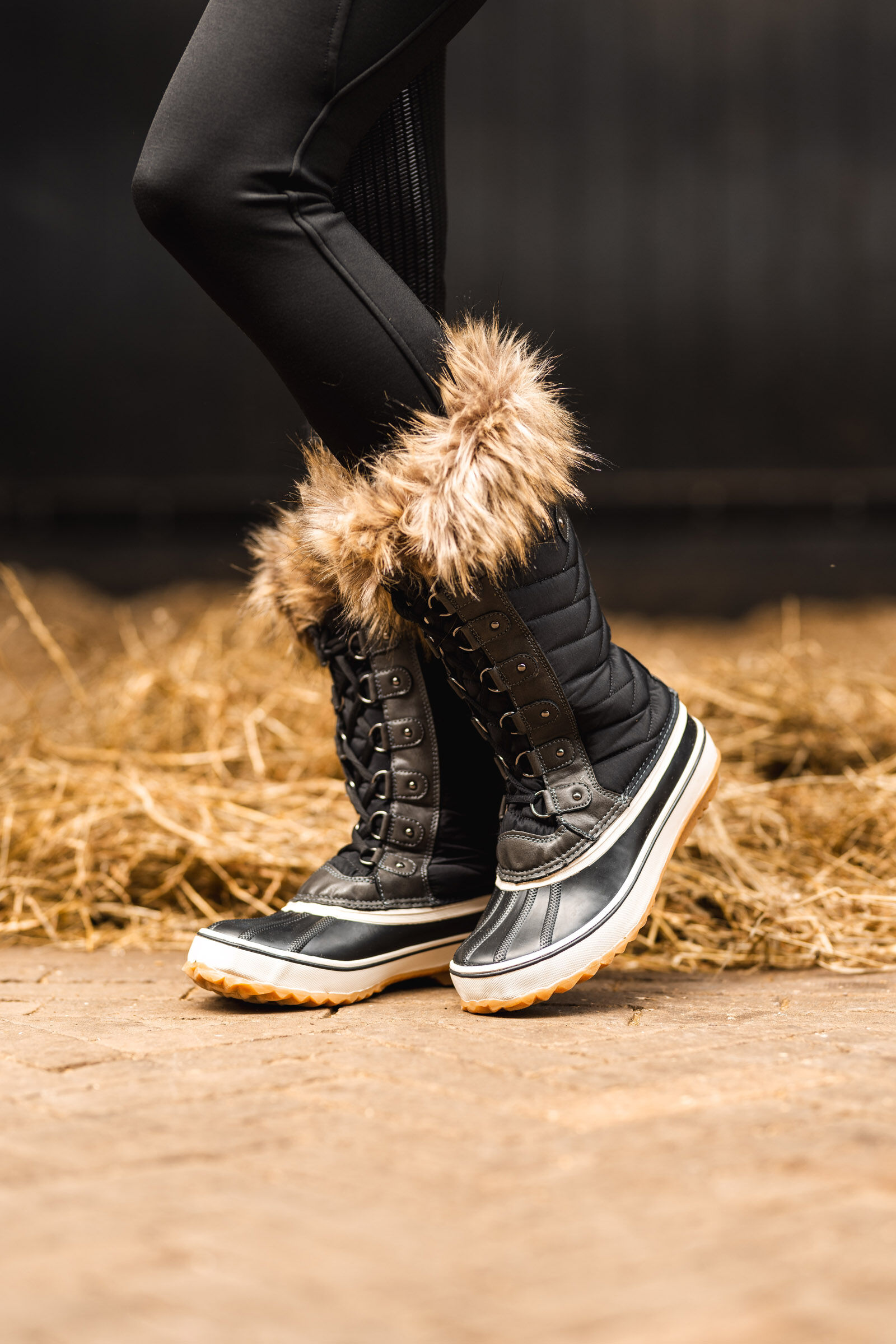 Womens fur boots sale