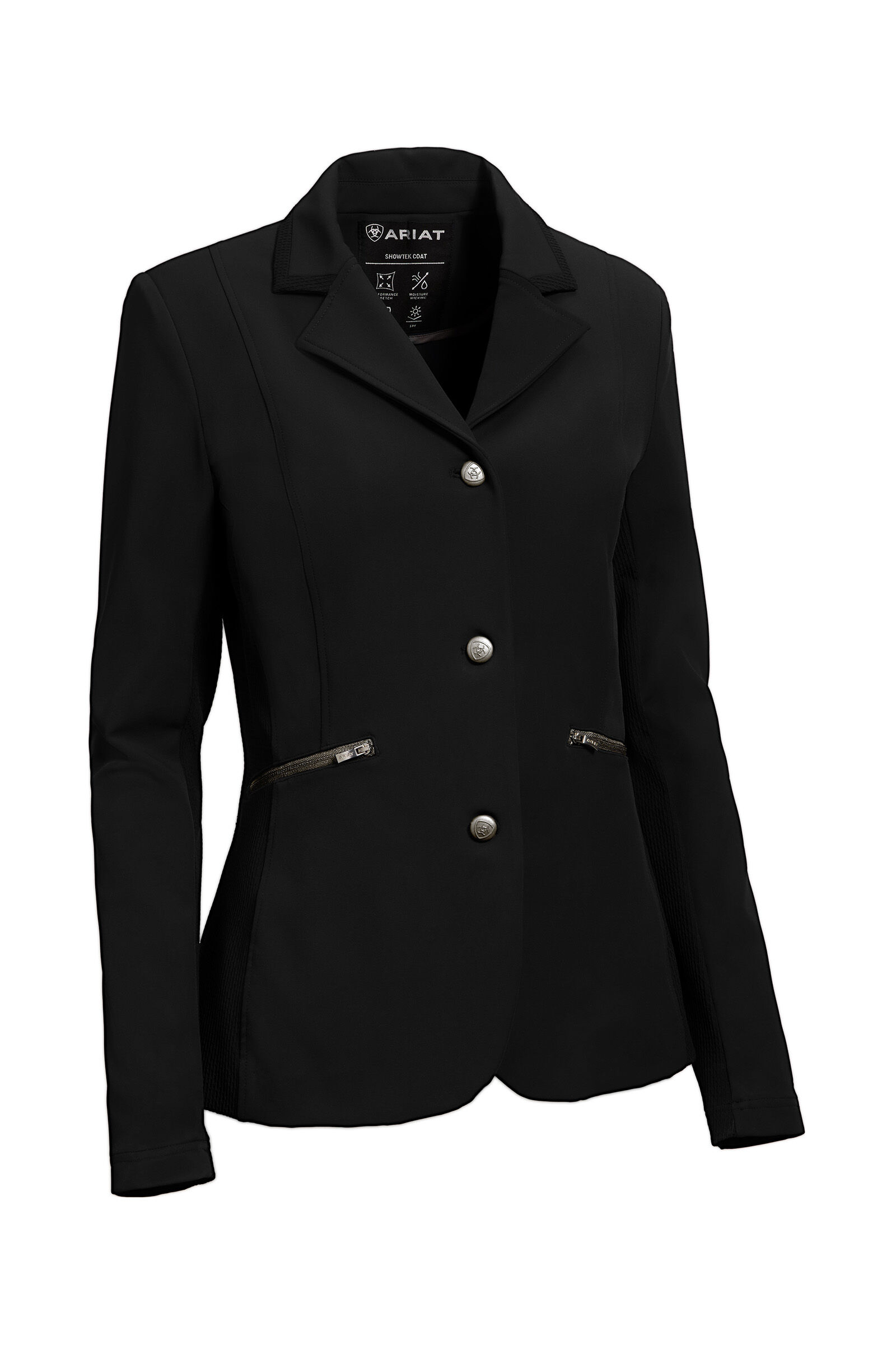 Black show top jumping jacket
