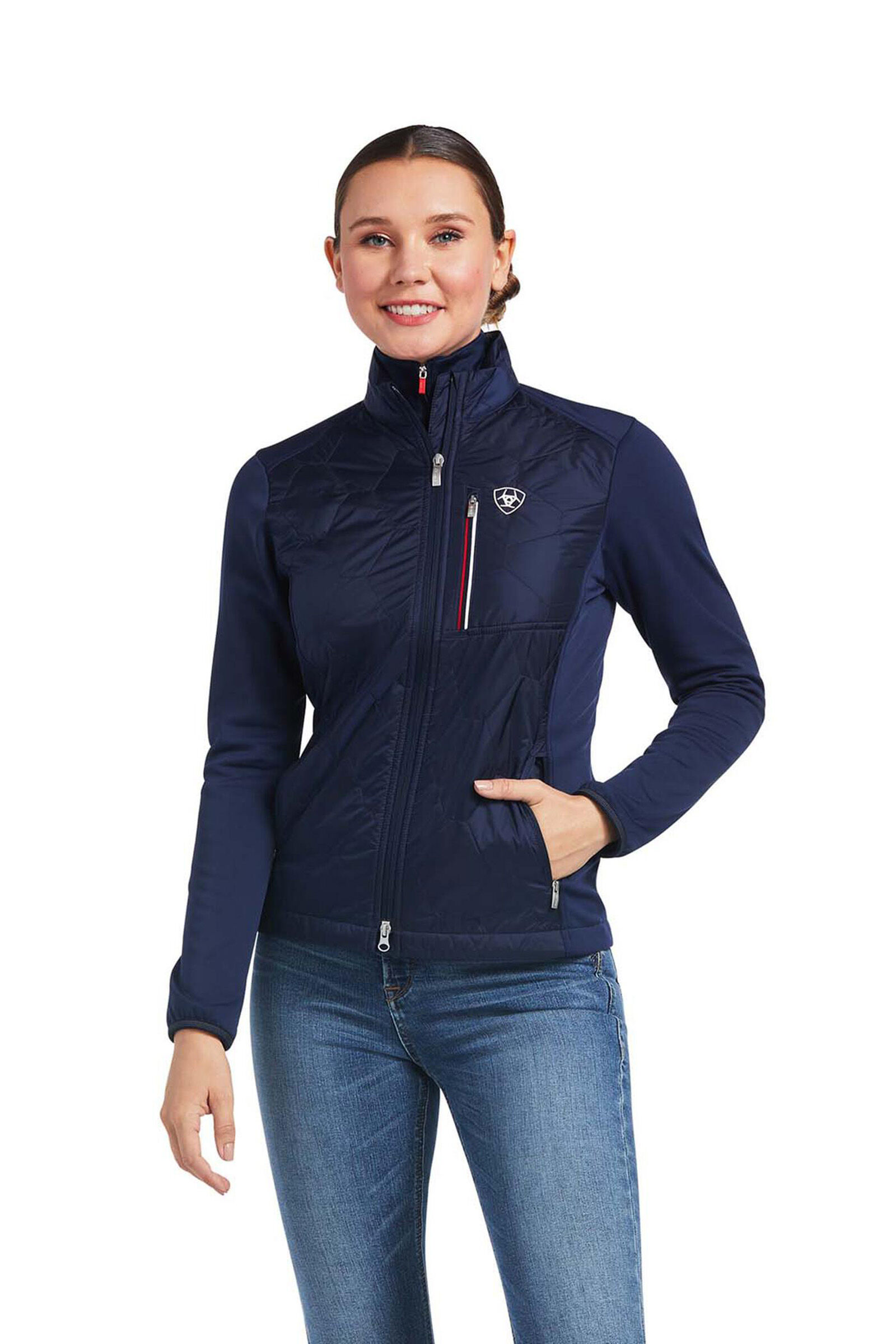 Blue and red jacket deals