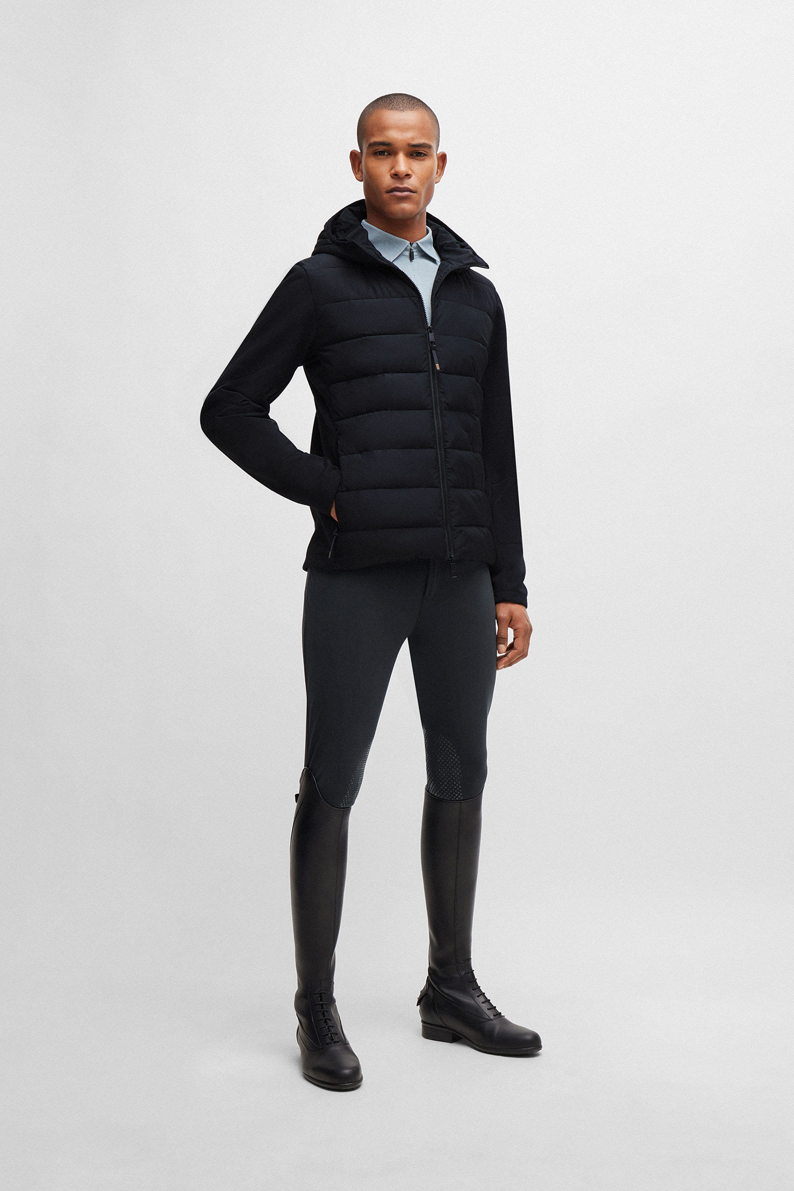Hybrid puffer jacket mens deals