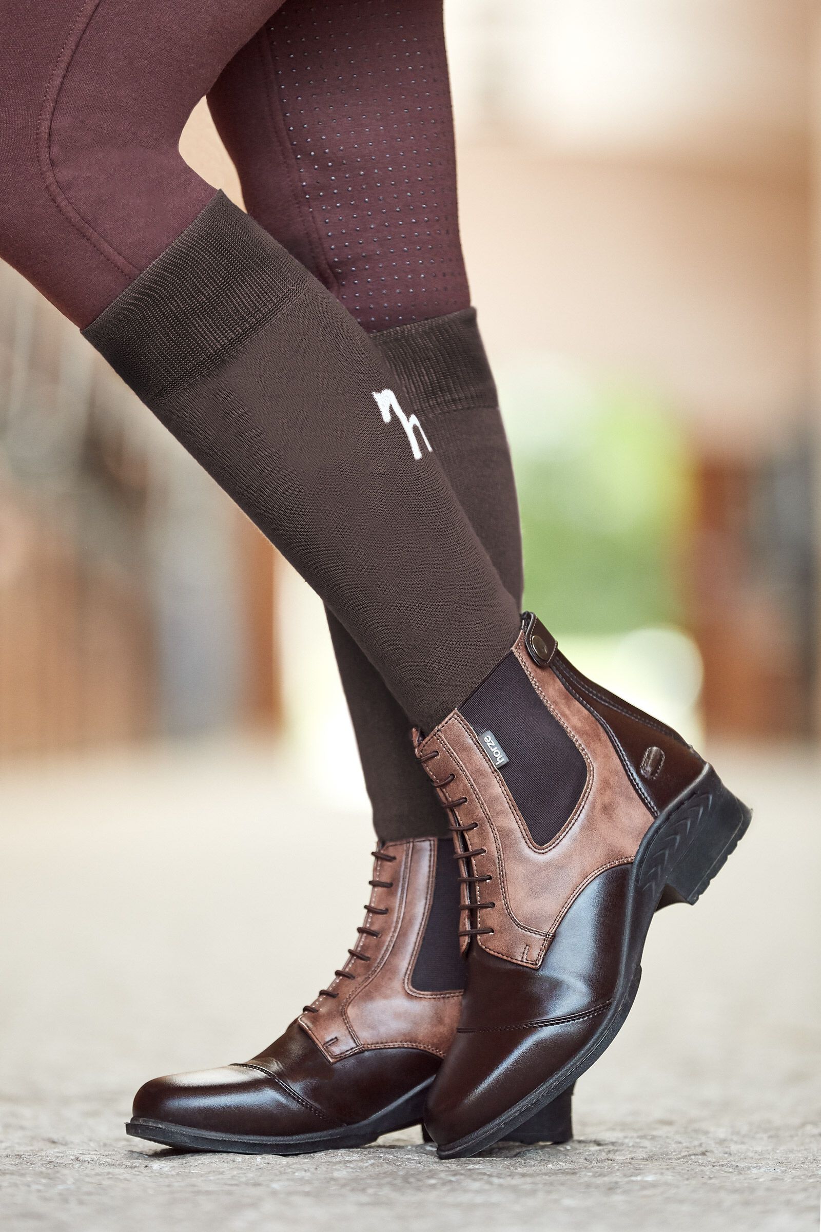 Horze Kilkenny Women s Two Toned Jodhpur Boots horze.ie