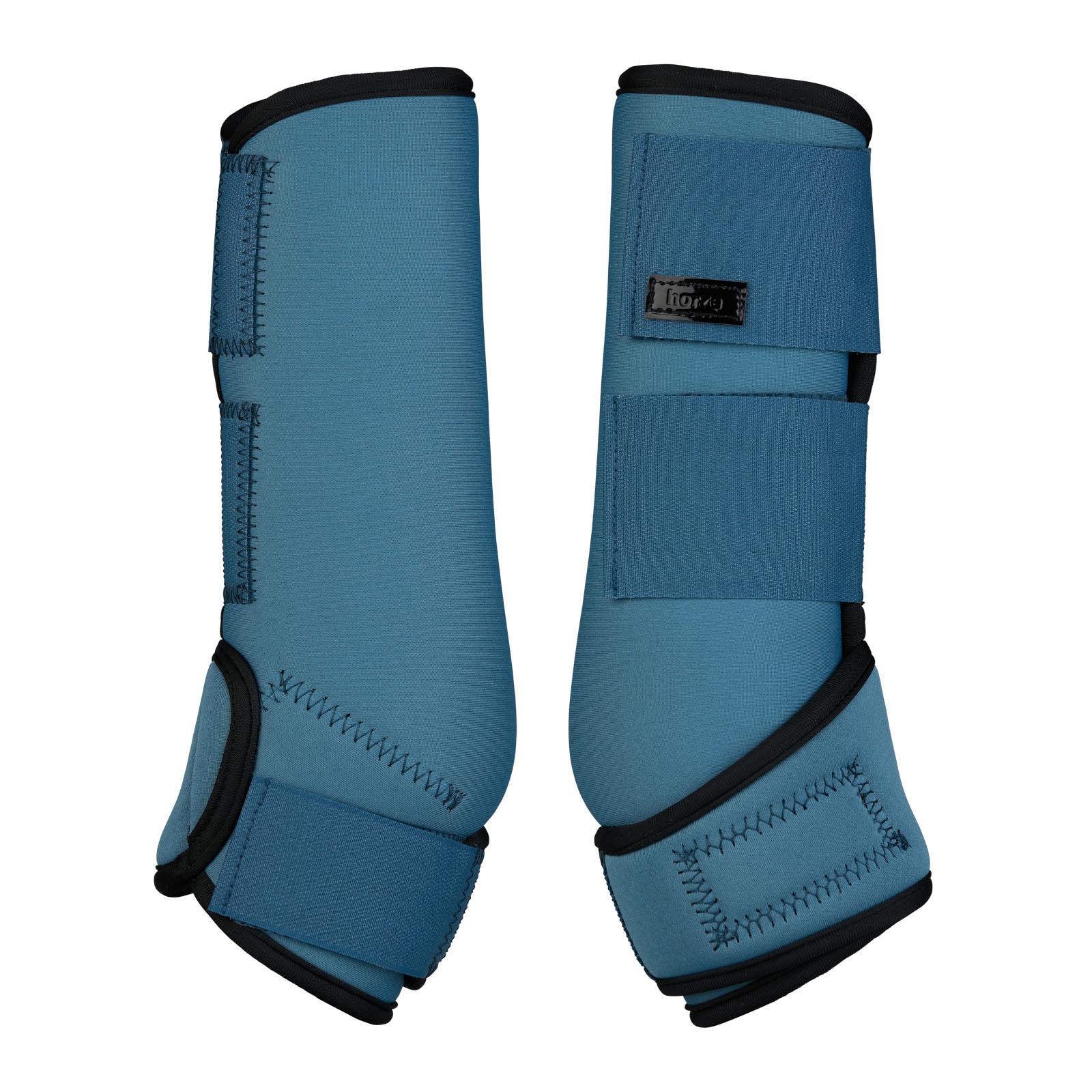 Blue brushing boots cheap