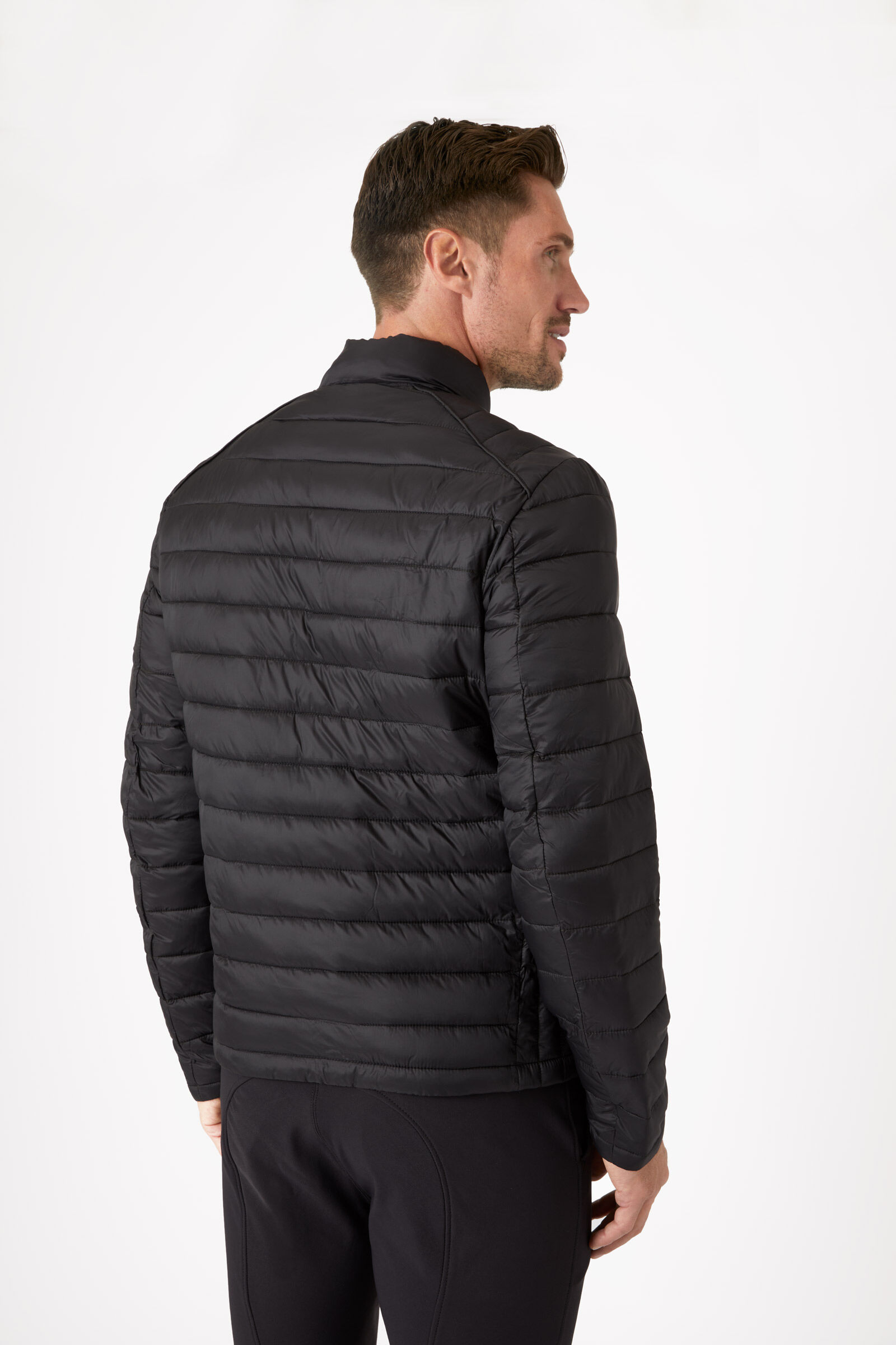 Mens quilted shop riding jacket
