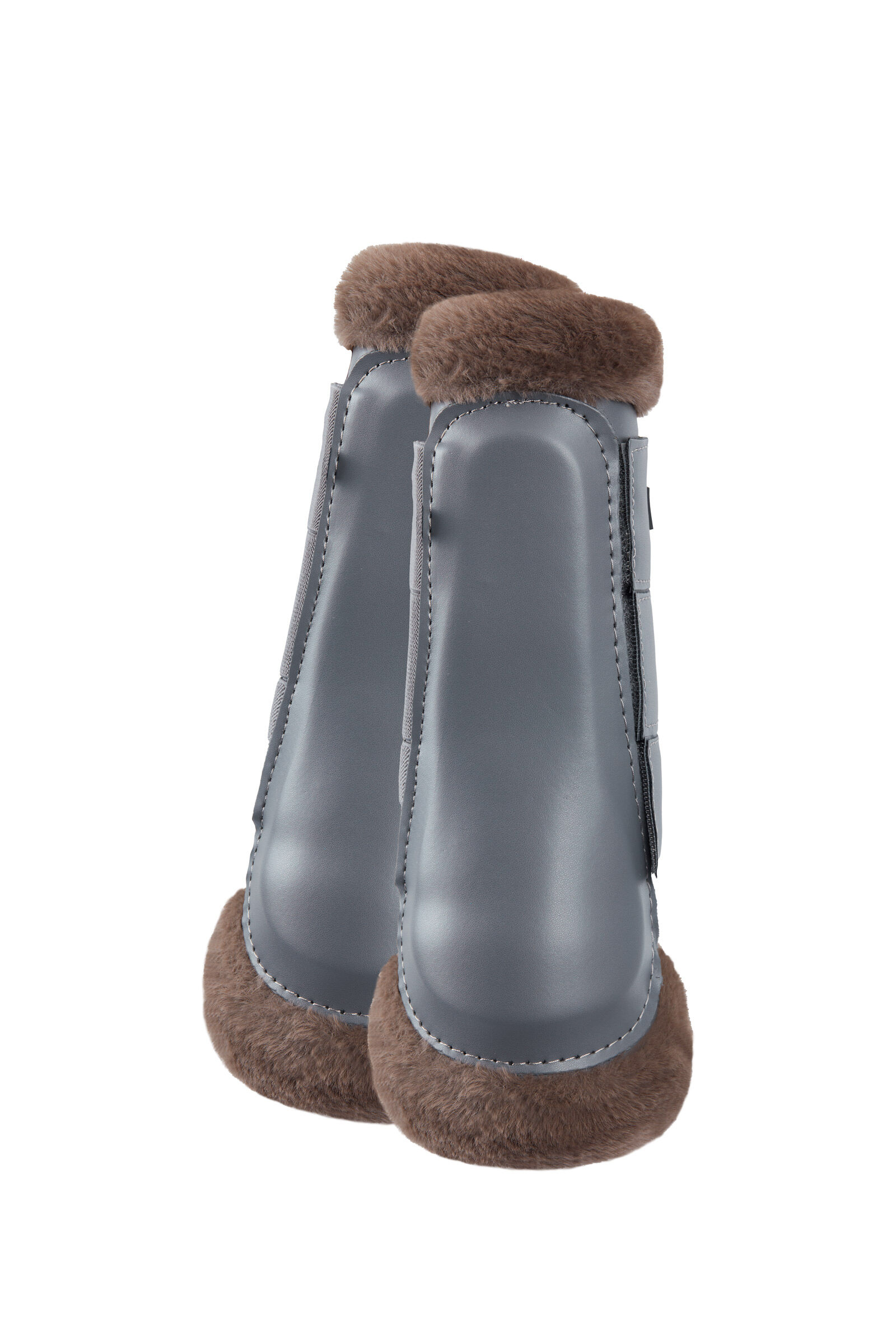 Horze Houston Brushing Boots with Faux Fur Lining