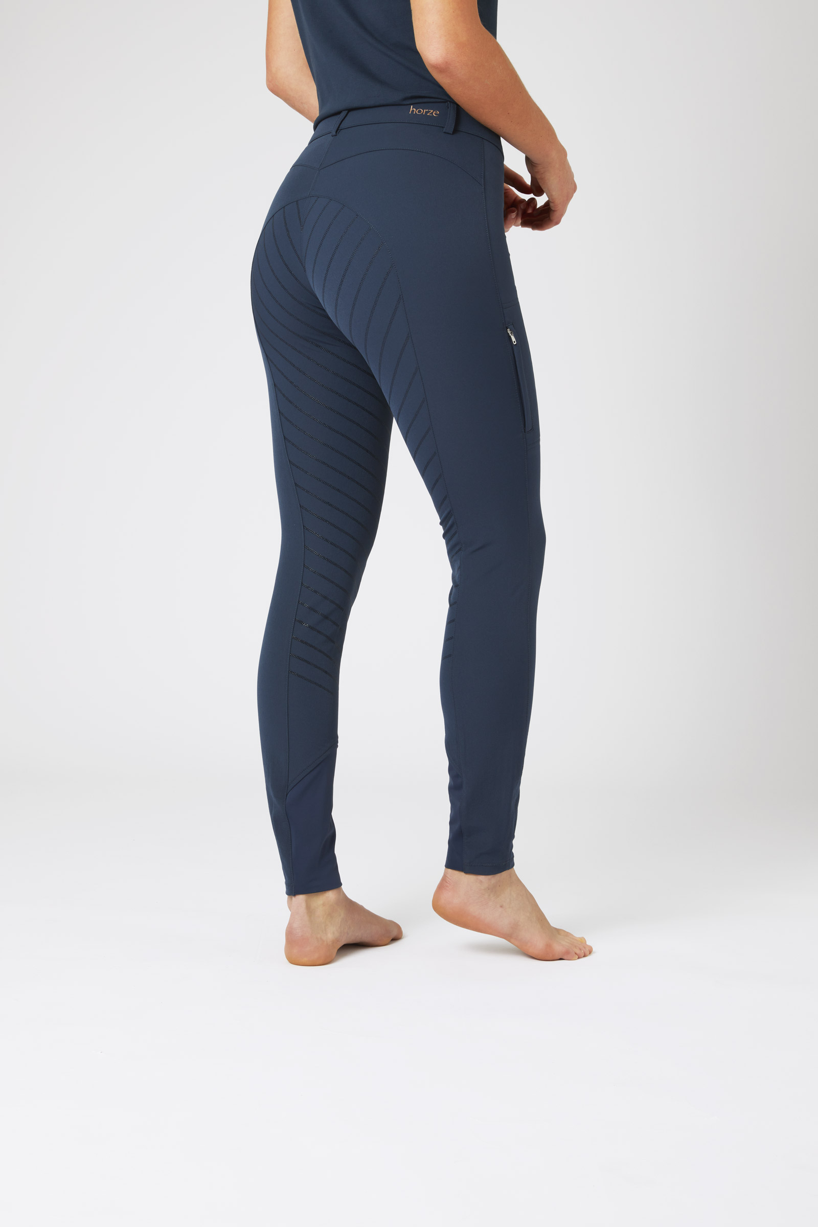 Horze Anna Women's Silicone Full Seat Breeches with Phone Pocket