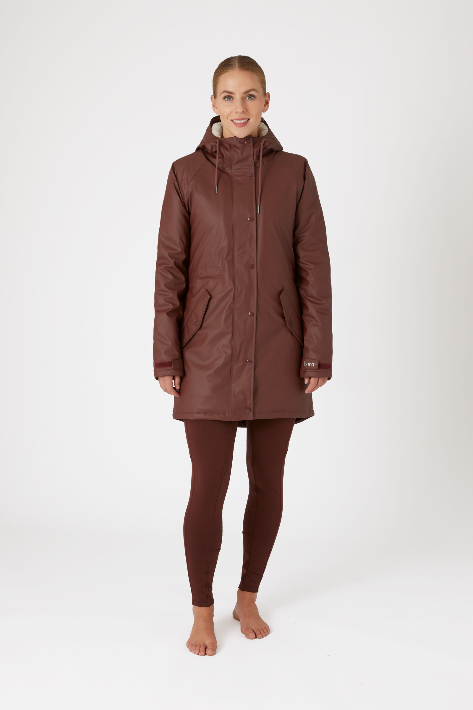 Horze Dania Women s Winter Raincoat with Fleece Lining horze.ie