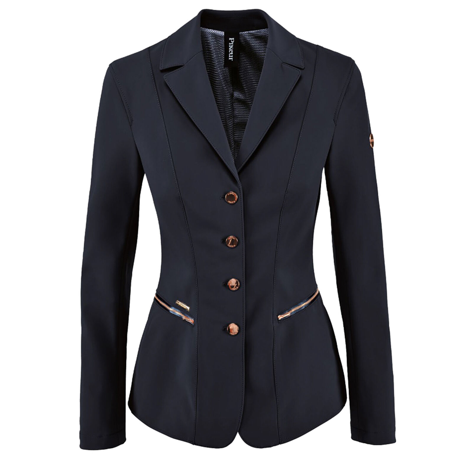 Blue dressage coat clearance