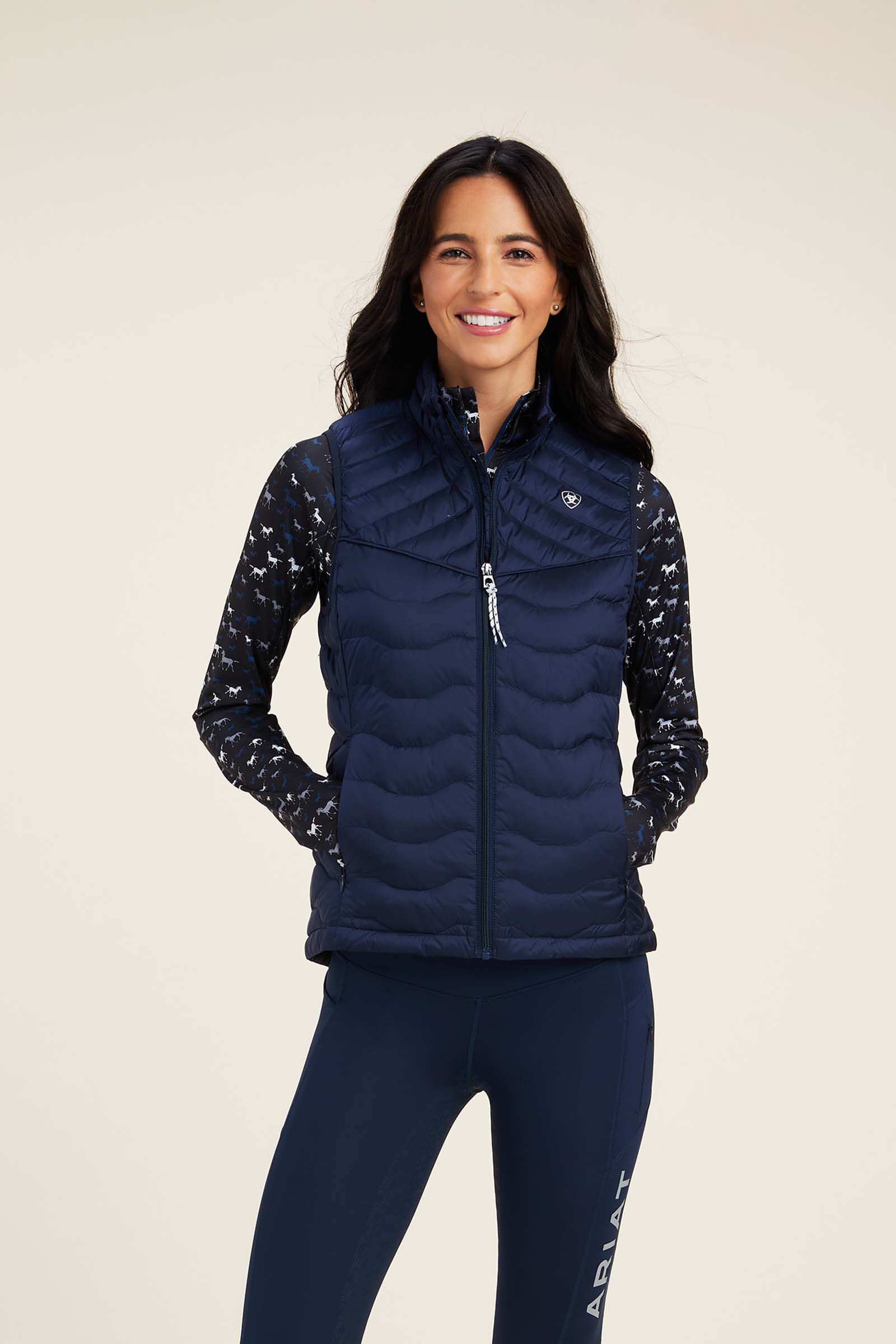 Navy down vest hotsell