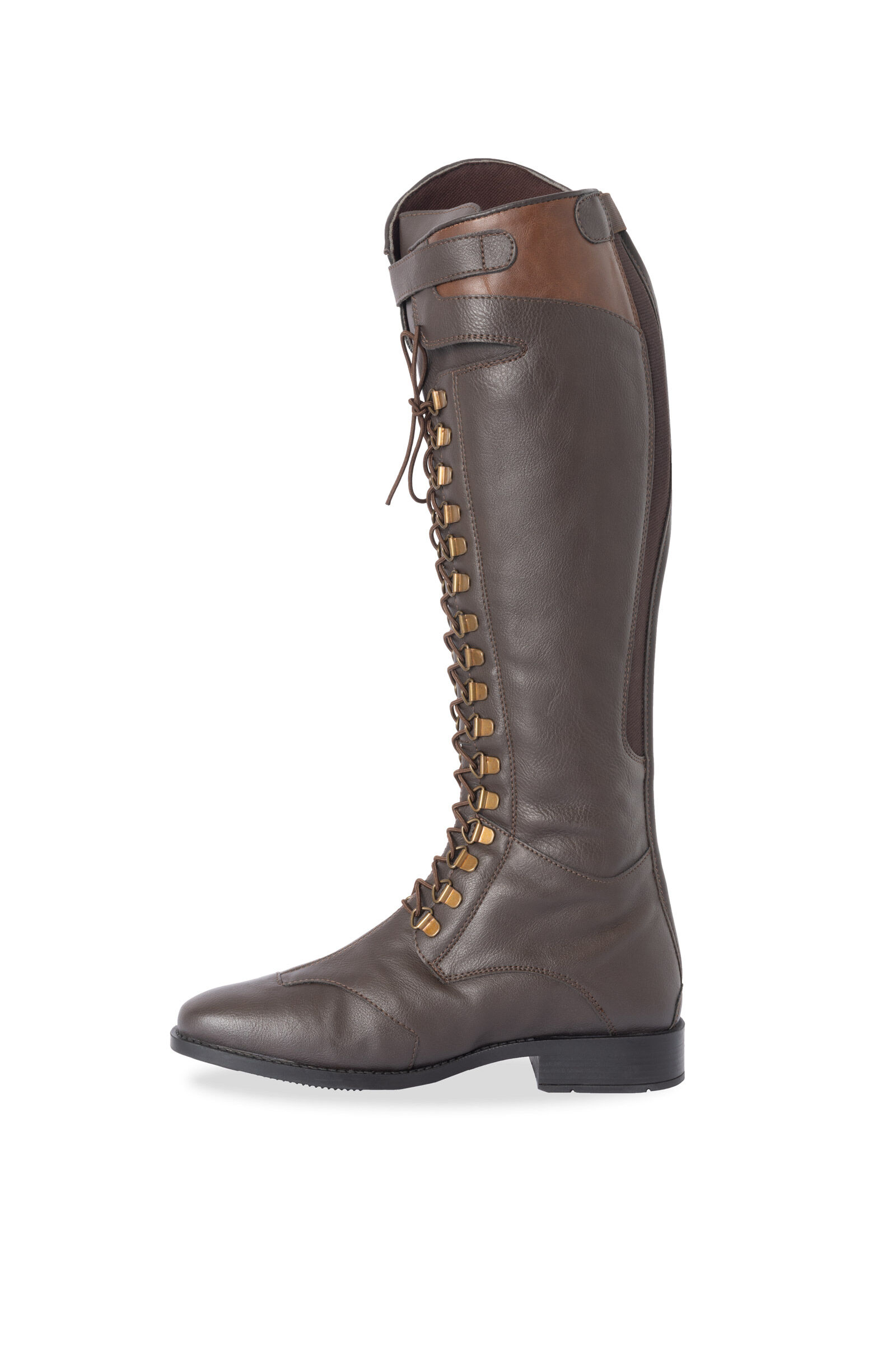 Riding boots with clearance buckles