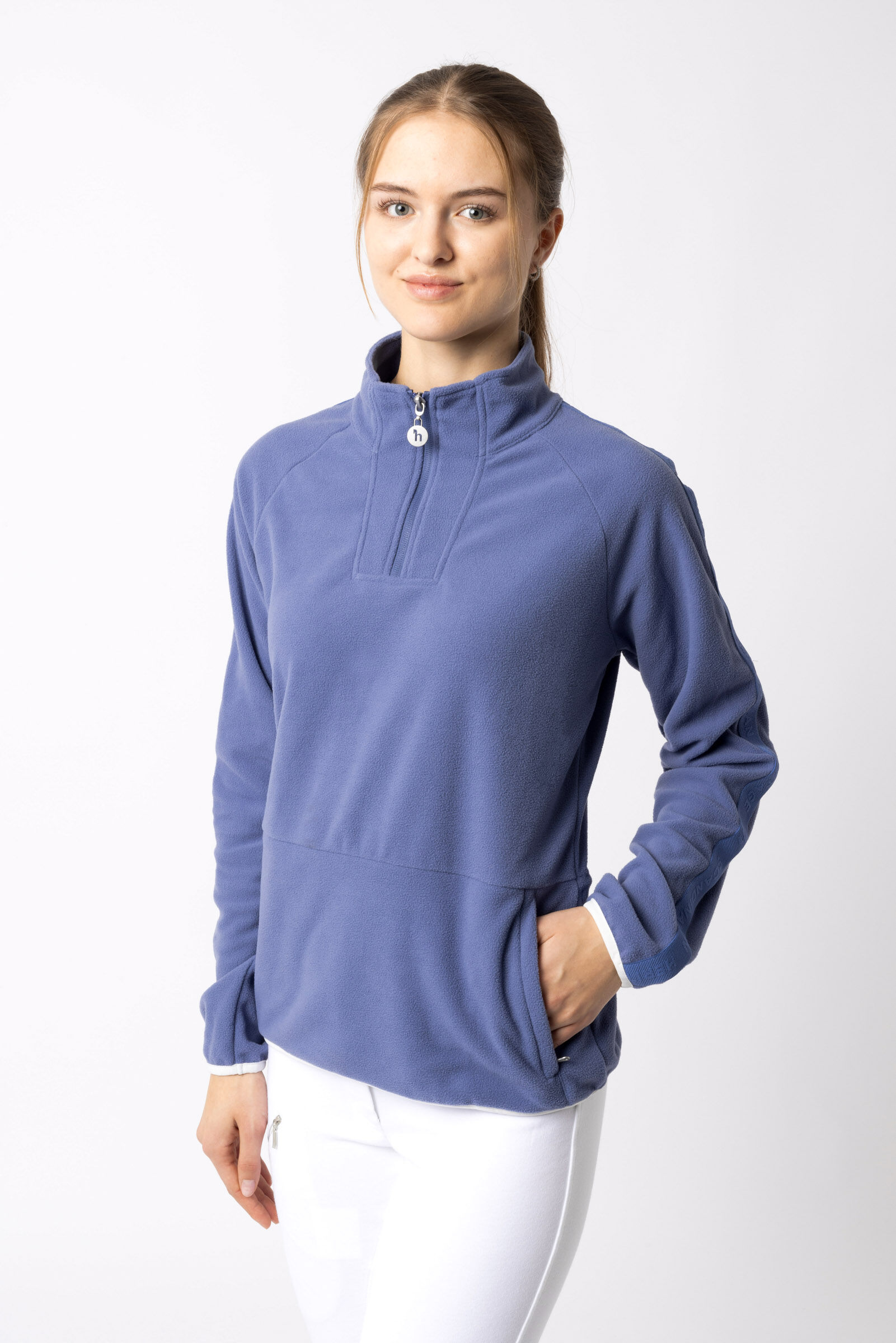 Horze Christa Women s Fleece Riding Jacket with Half Zip horze.ie