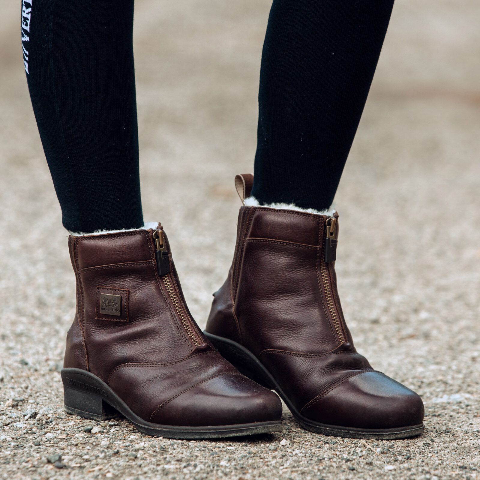 B Vertigo Mercury Women s Winter Jodhpur Boots with Lamb Fur Lining