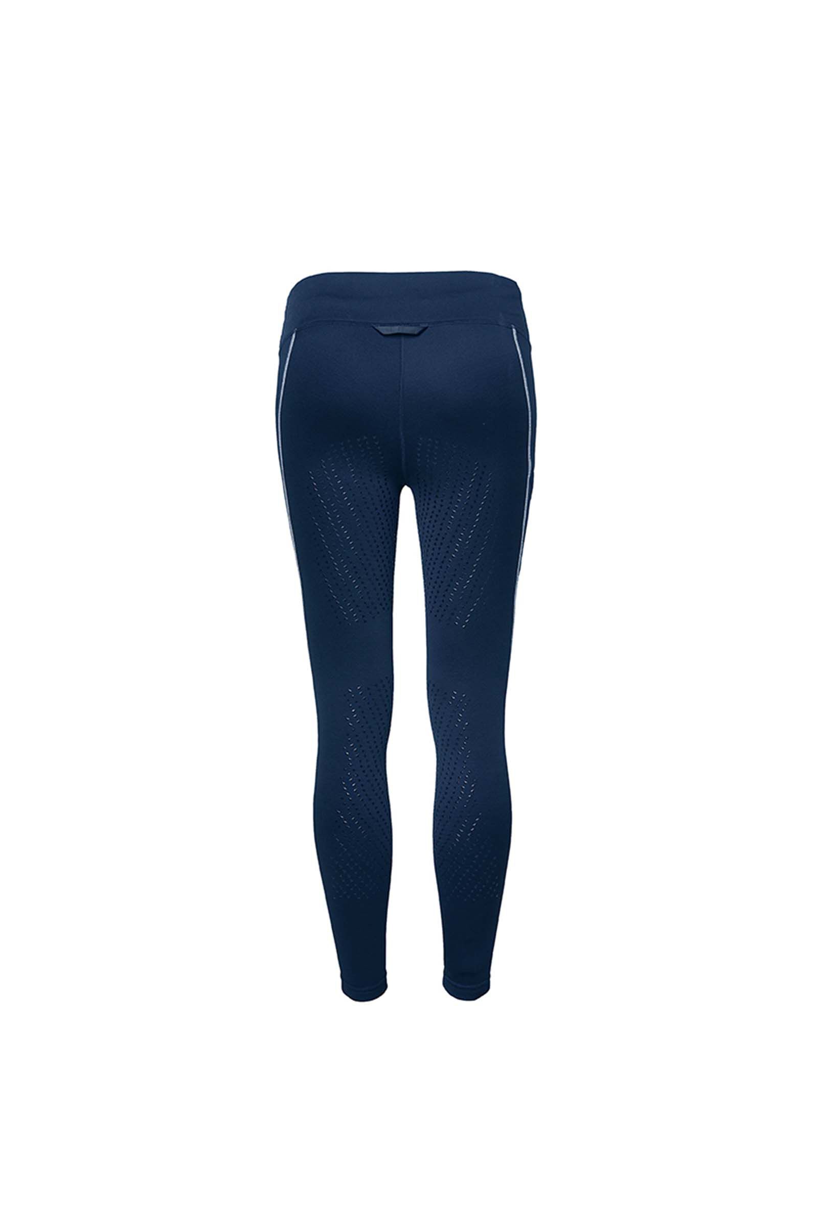 Ladies navy running leggings shop