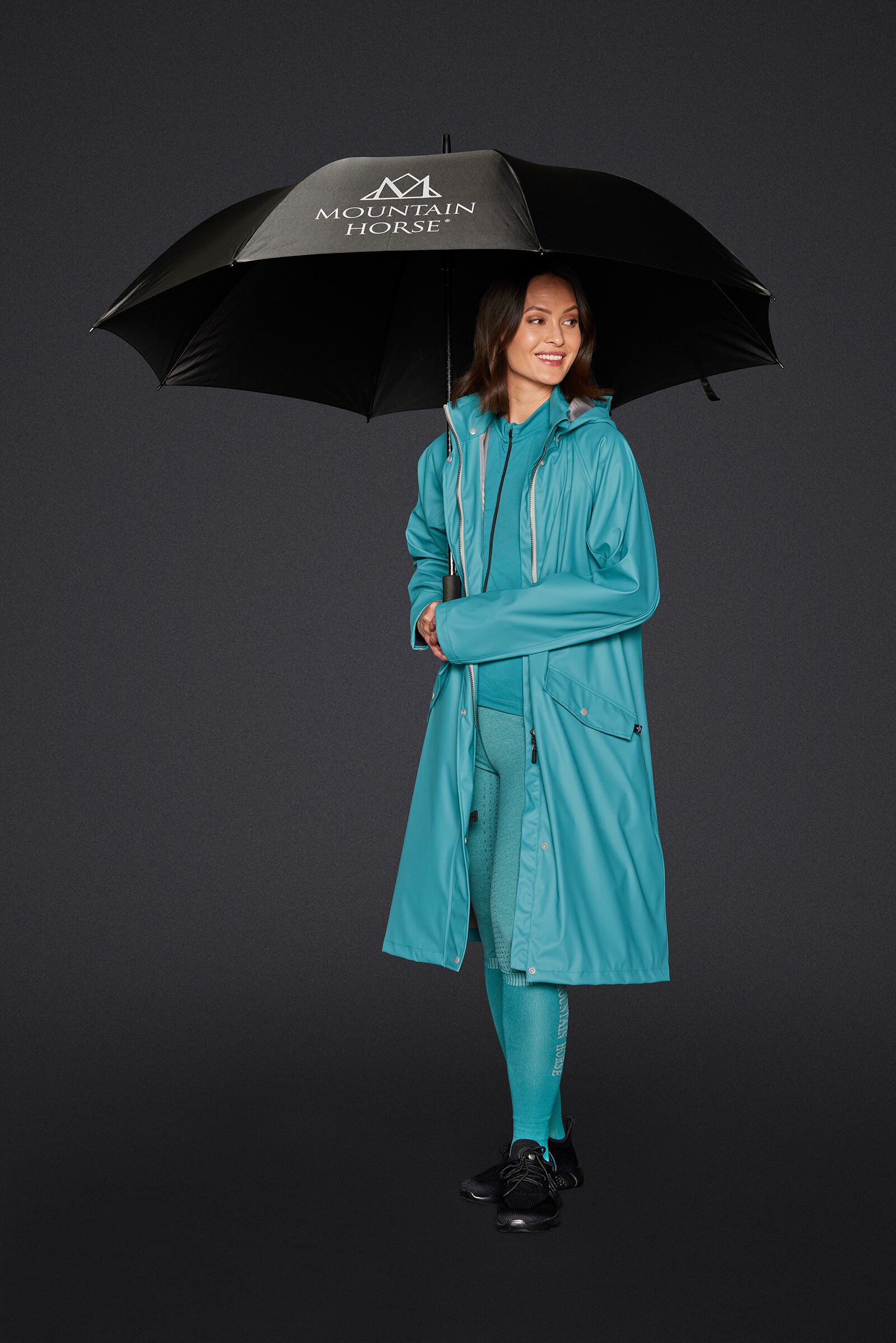 Womens teal raincoat discount