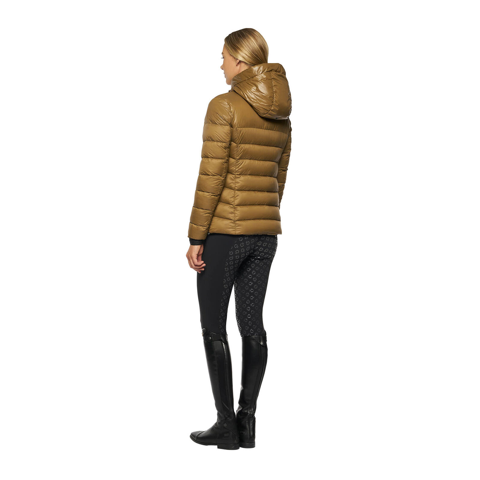 Nylon puffer jacket women's sale