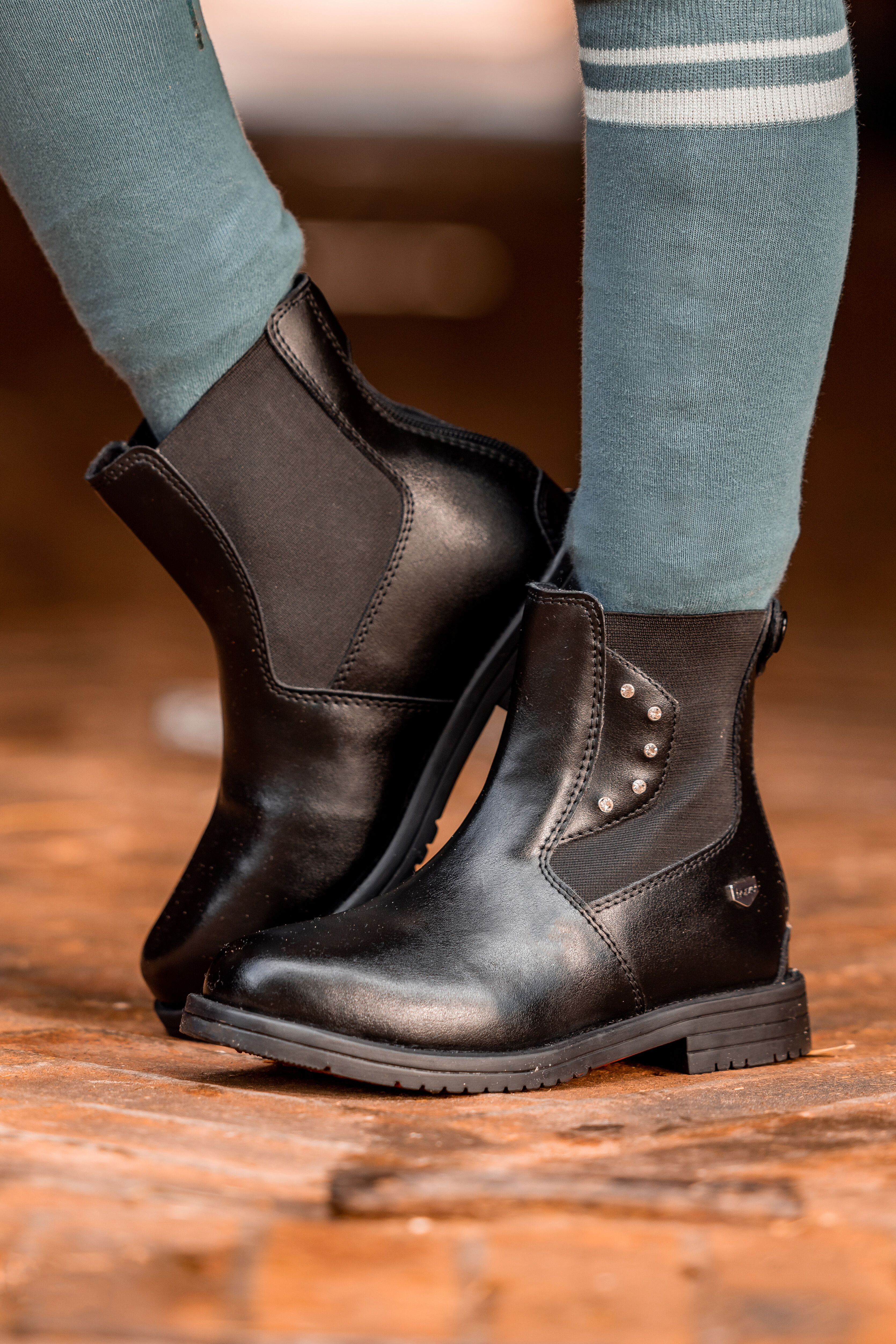 Mont chevalier biker boot for women shop in brown