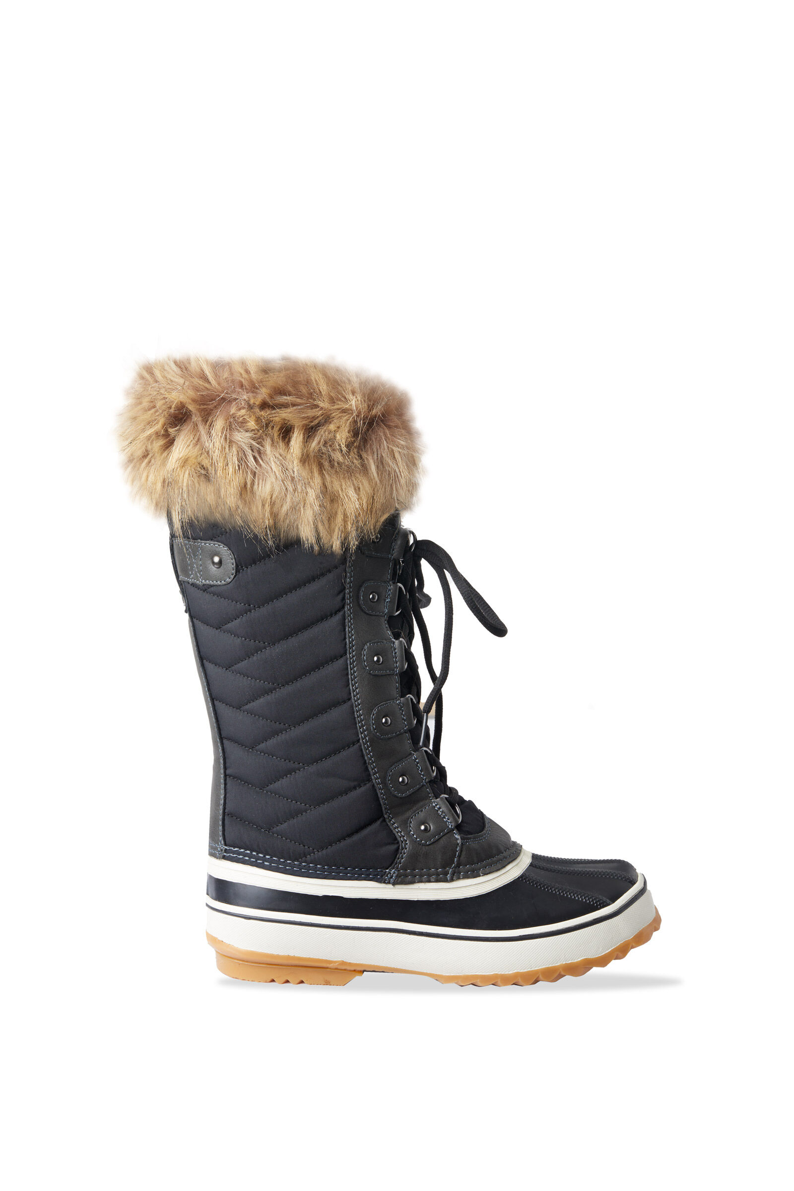 Women's snow boots hotsell with fur trim