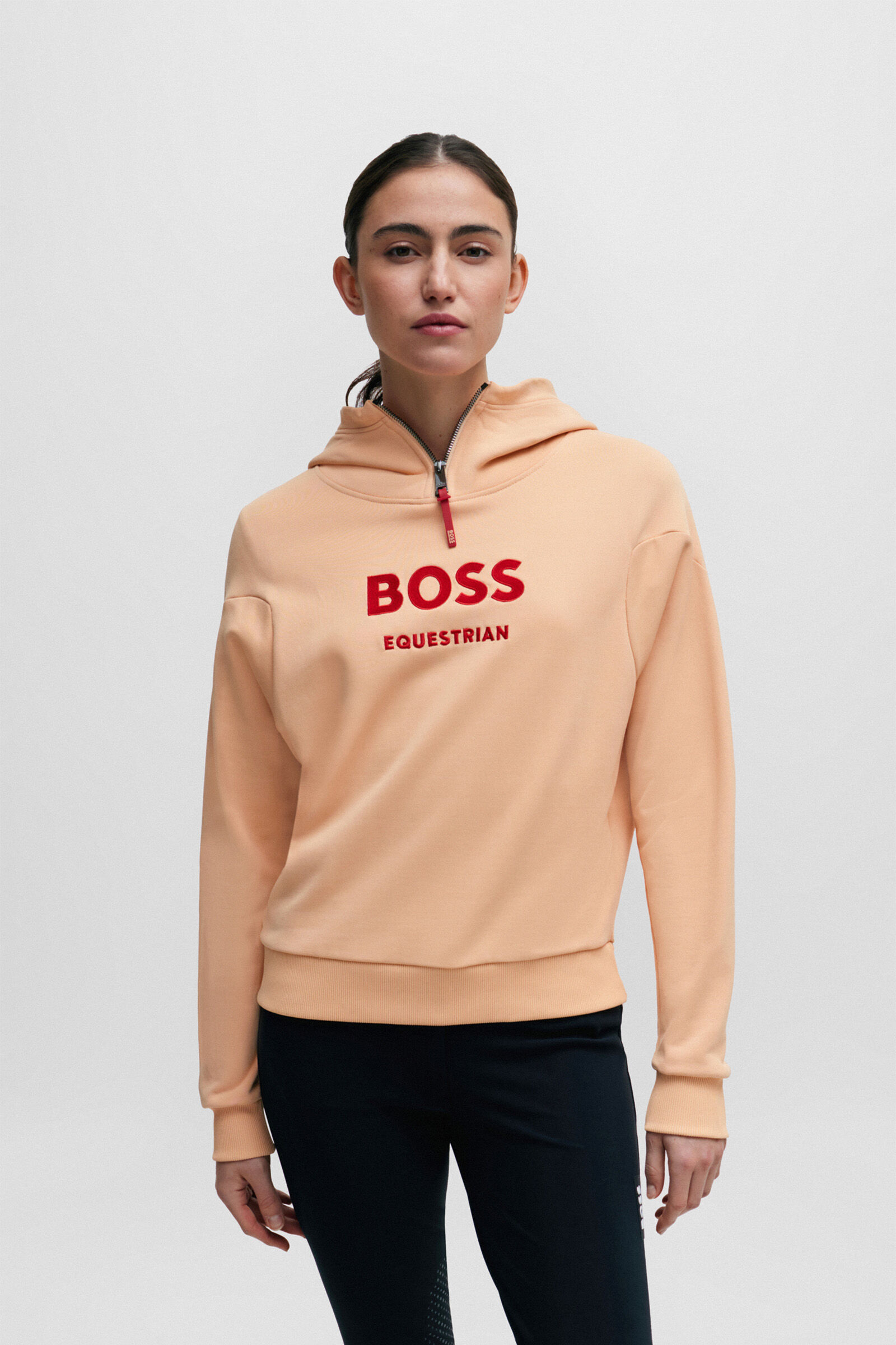 Boss Faye Logo Zip Hoodie horze.ie
