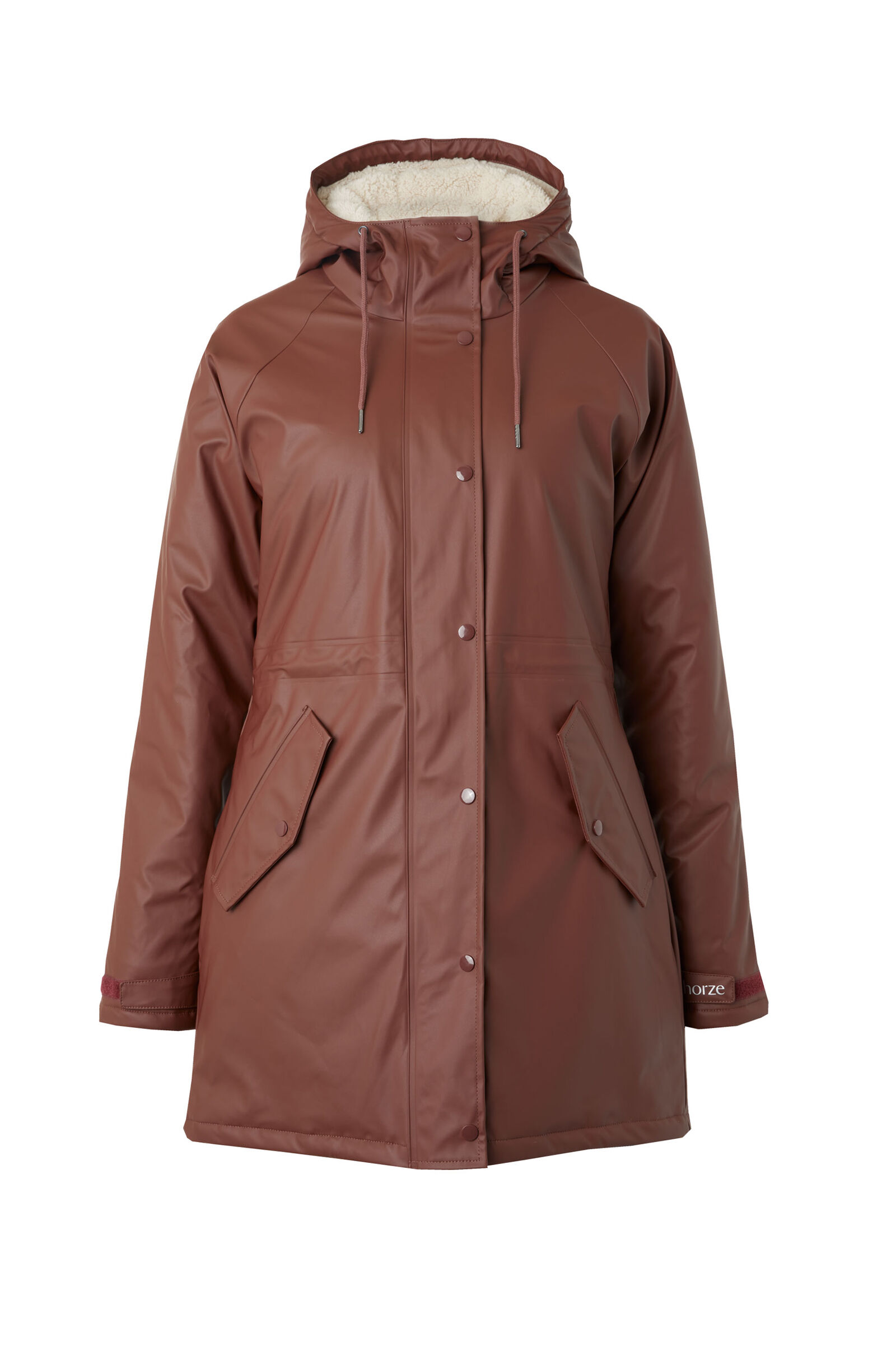 Ladies lined raincoat with hood best sale