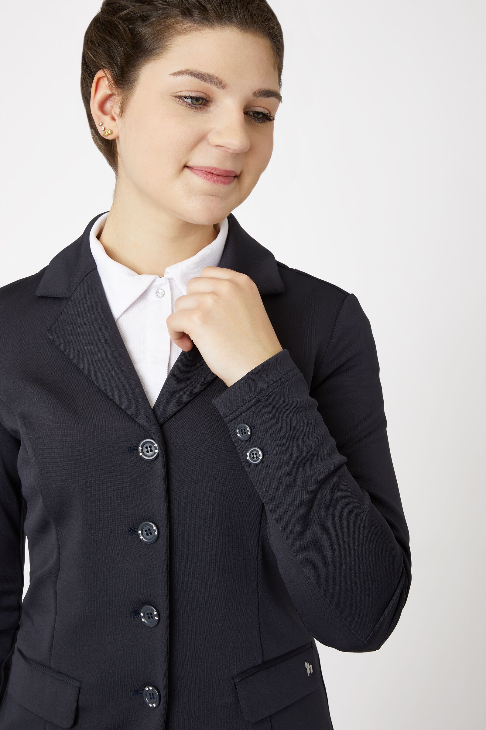 Women's riding jacket blazer top