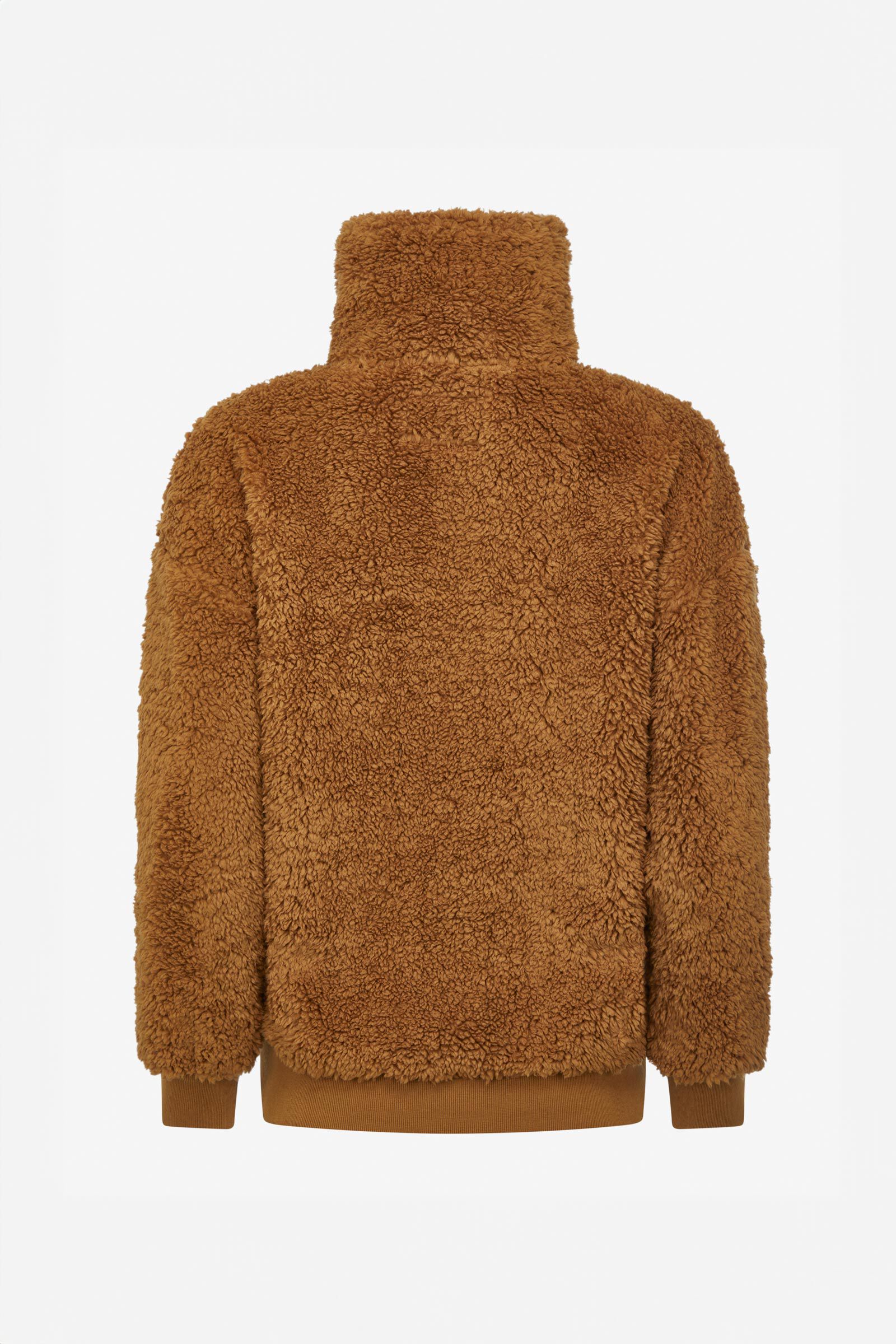 Womens teddy bear fleece jacket top