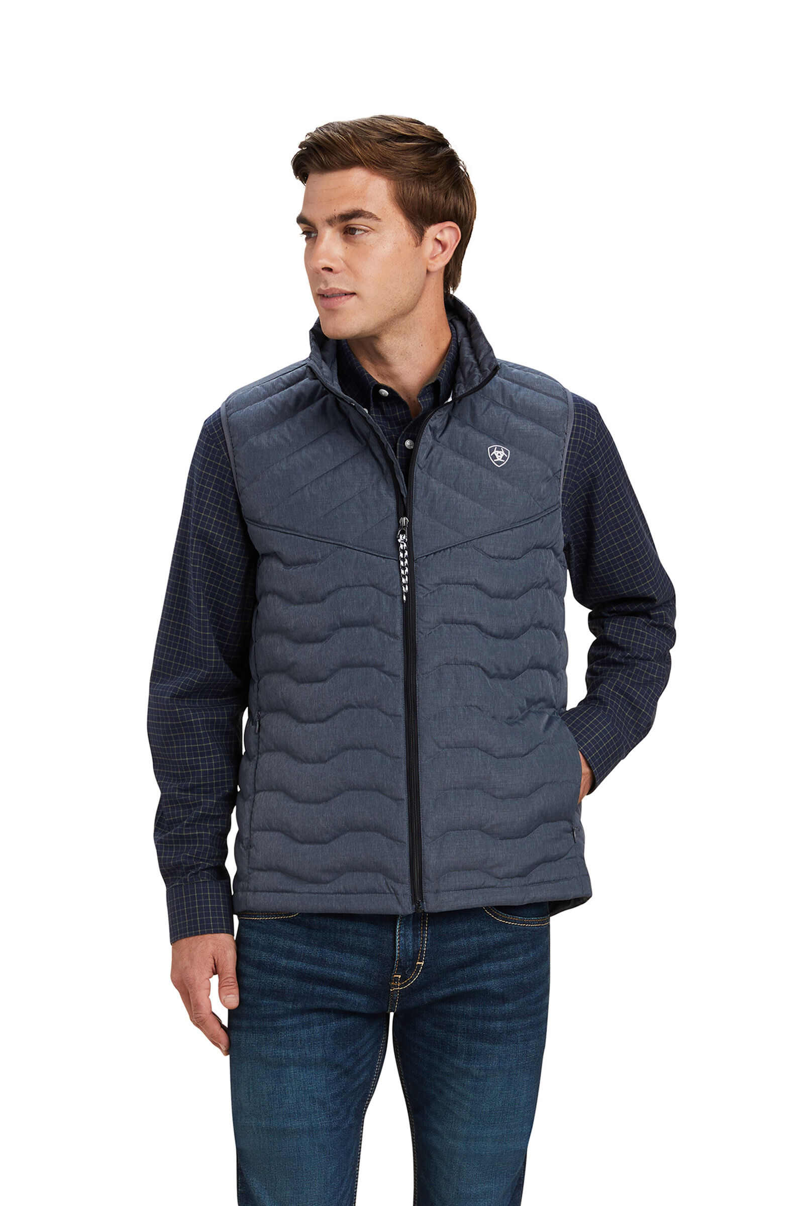 Mens quilted puffer vest sale