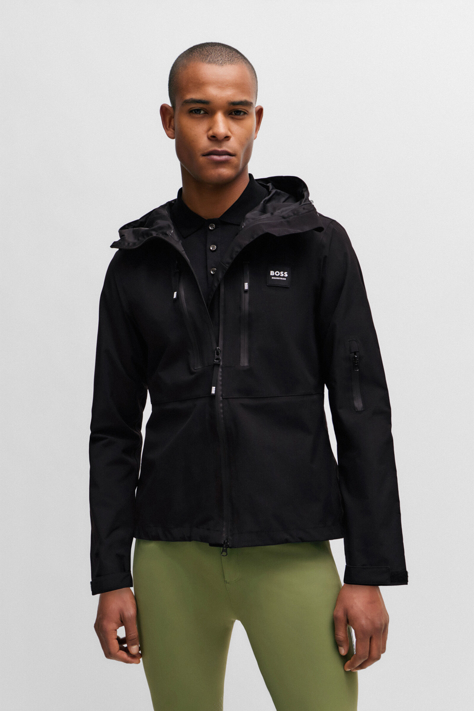 Boss rain jacket store