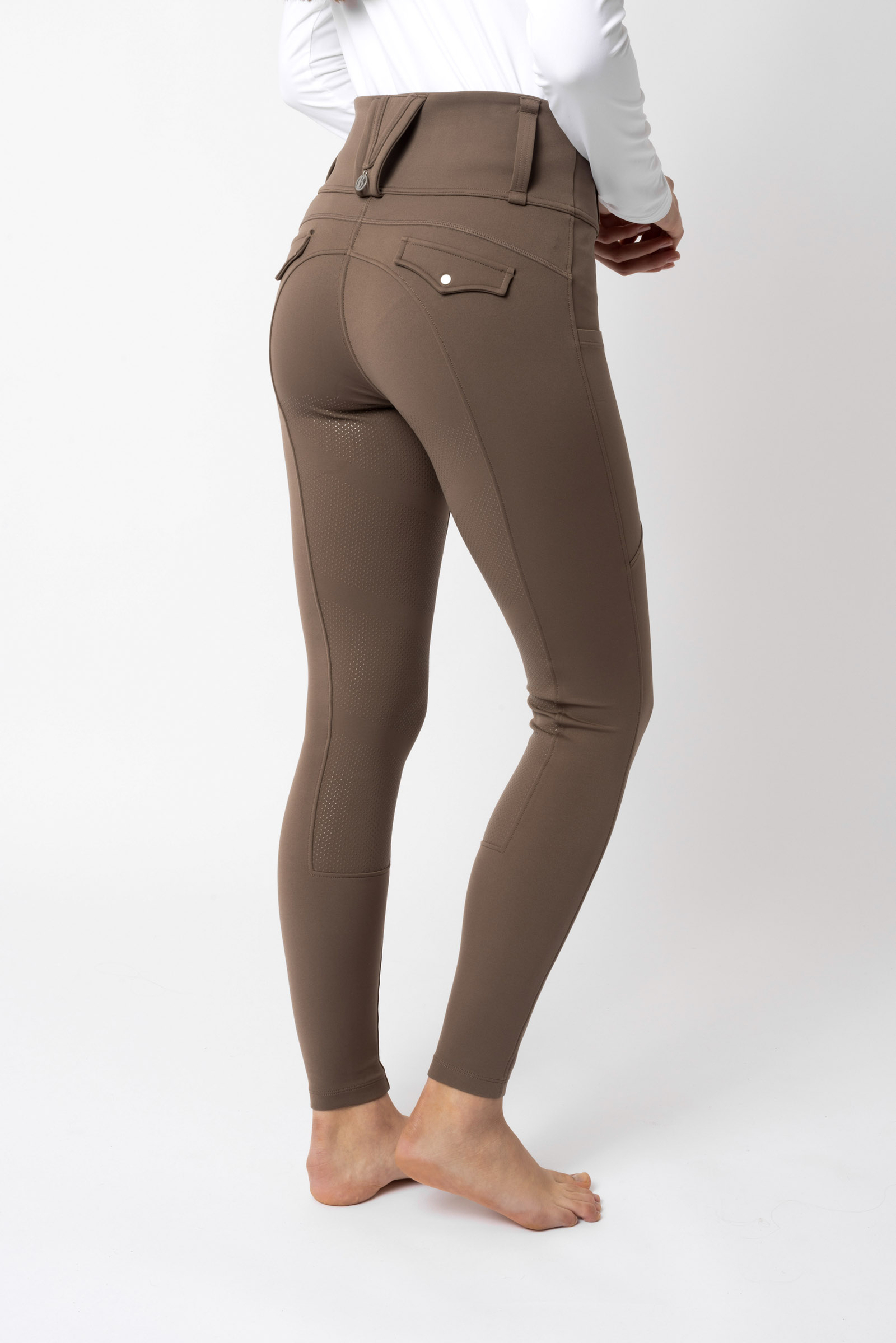 B Vertigo Patricia Womens High Waist Knee Patch Breeches