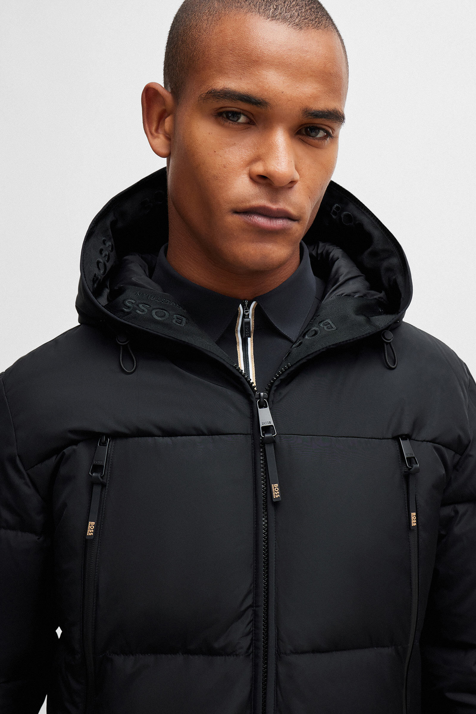 Boss black jacket top