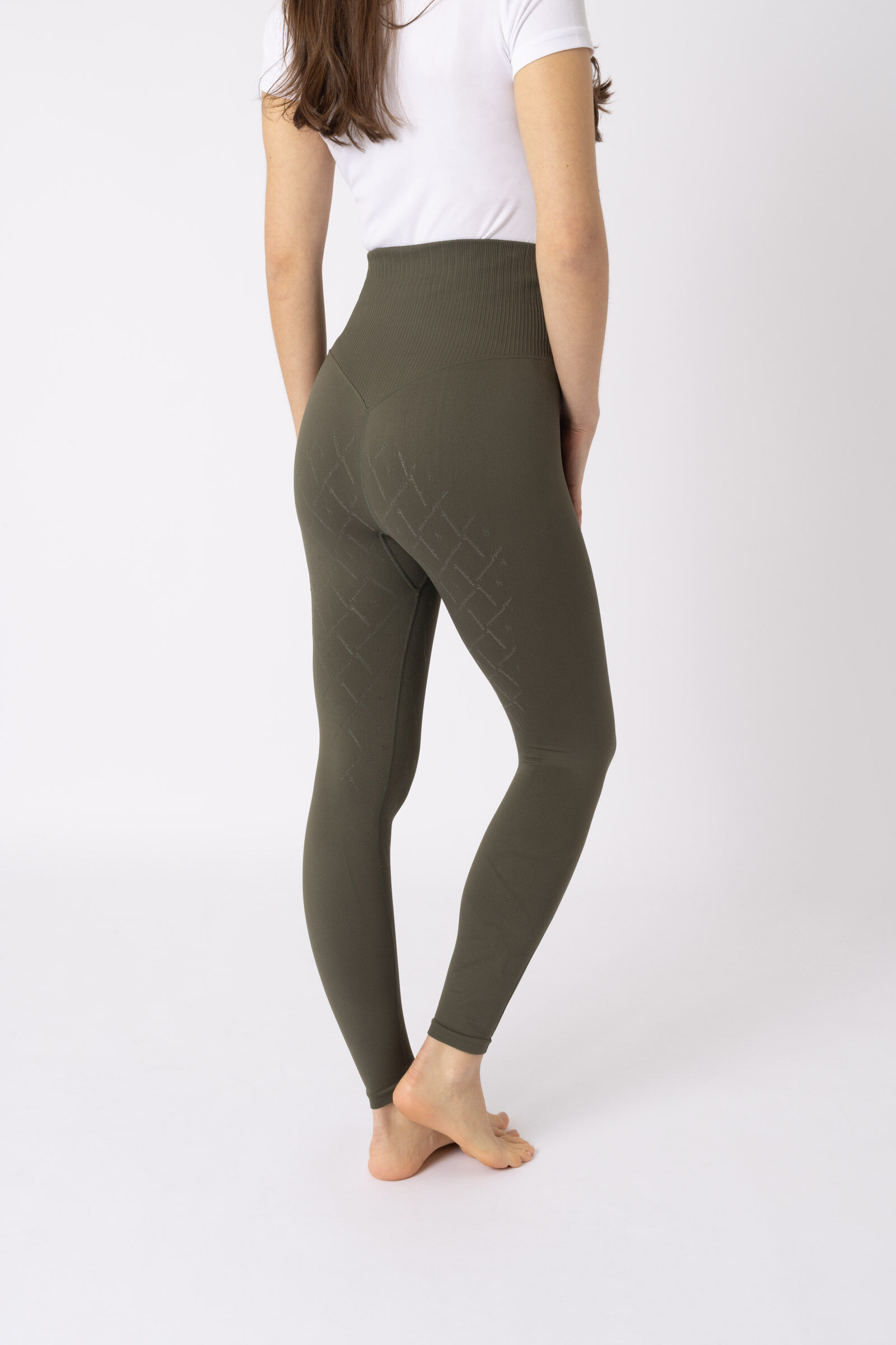 Horze Janine Women s Seamless Full Grip Tights with phone Pocket