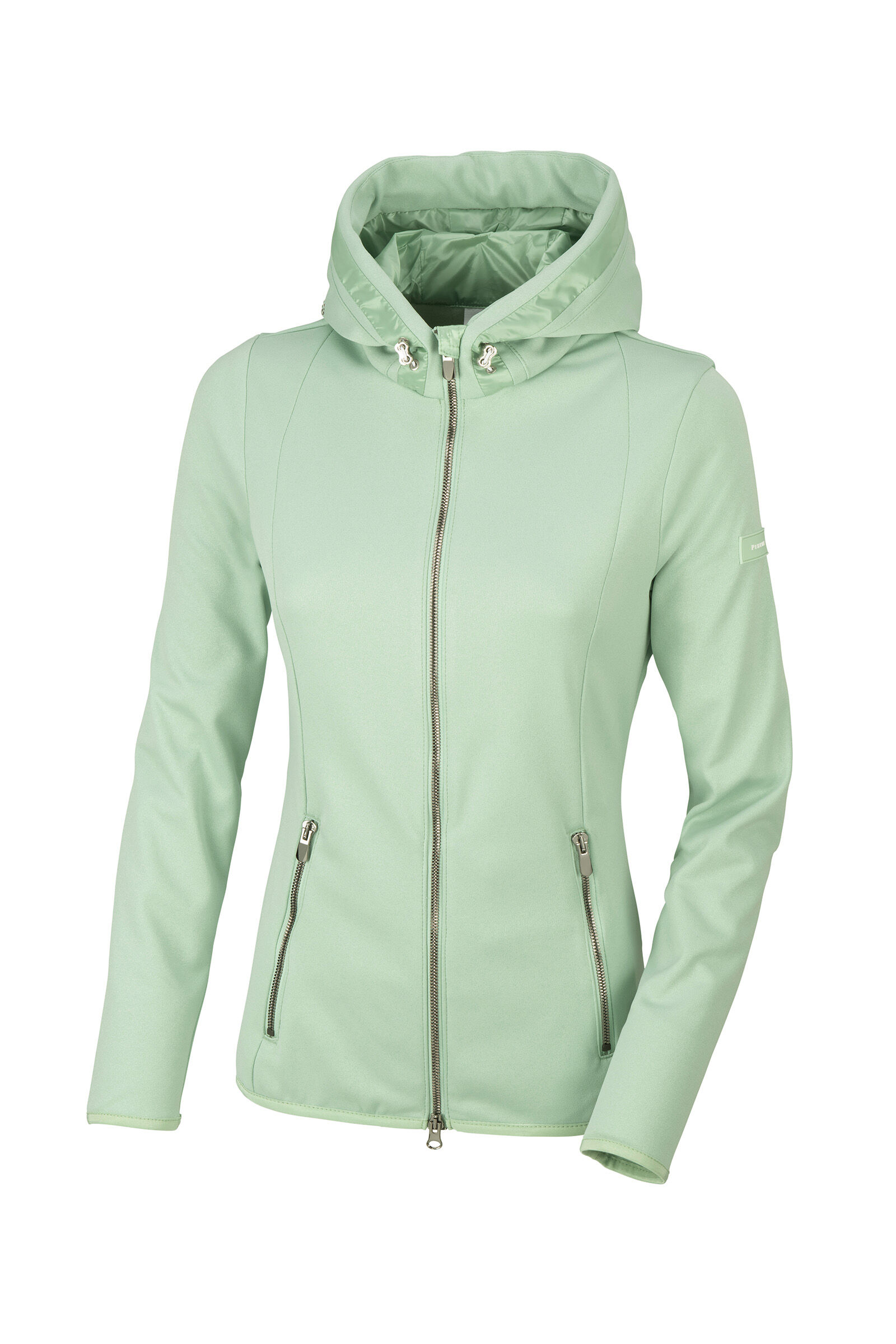 Mint green new arrivals fleece jacket