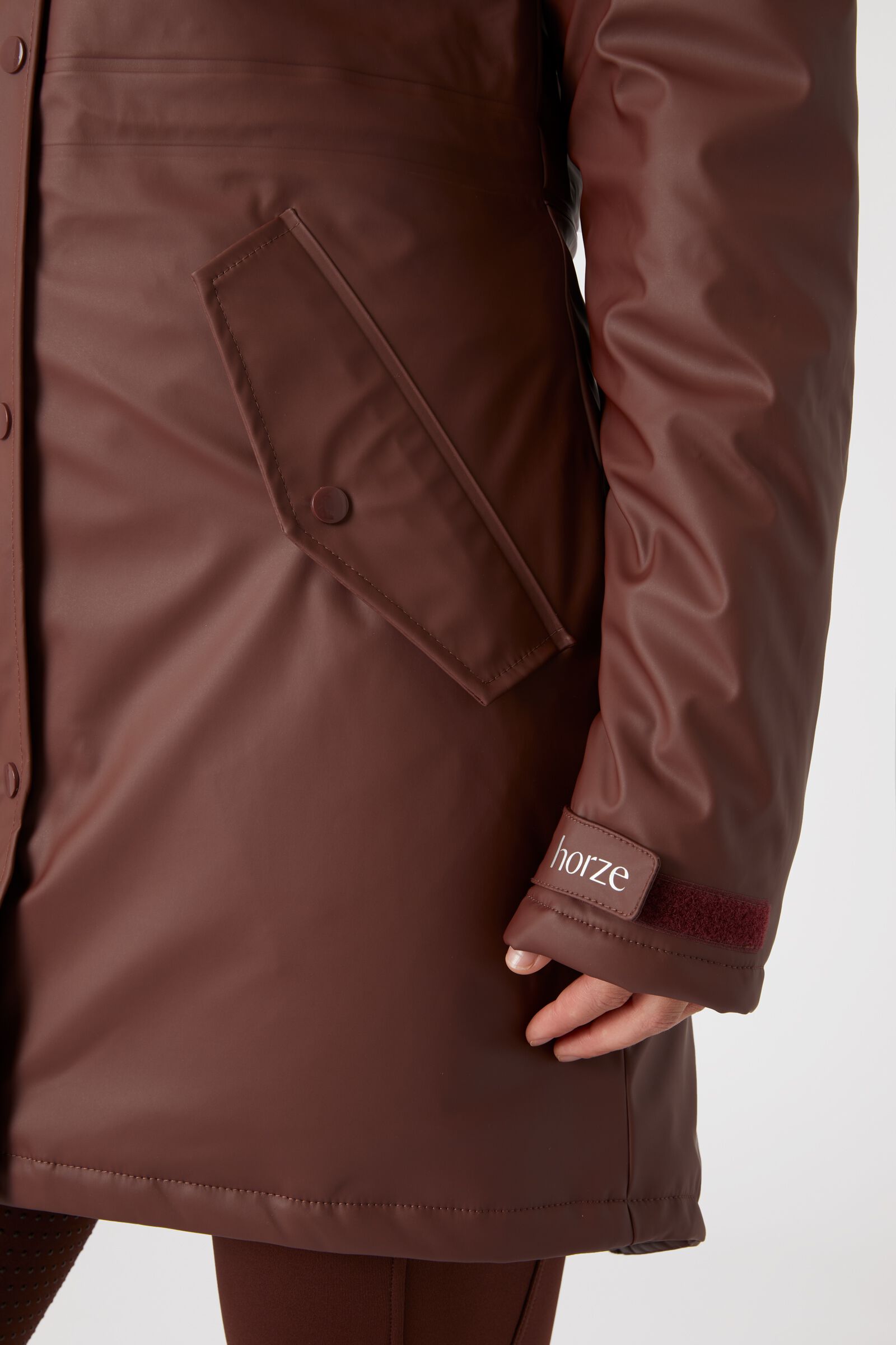 Horze Dania Women s Winter Raincoat with Fleece Lining